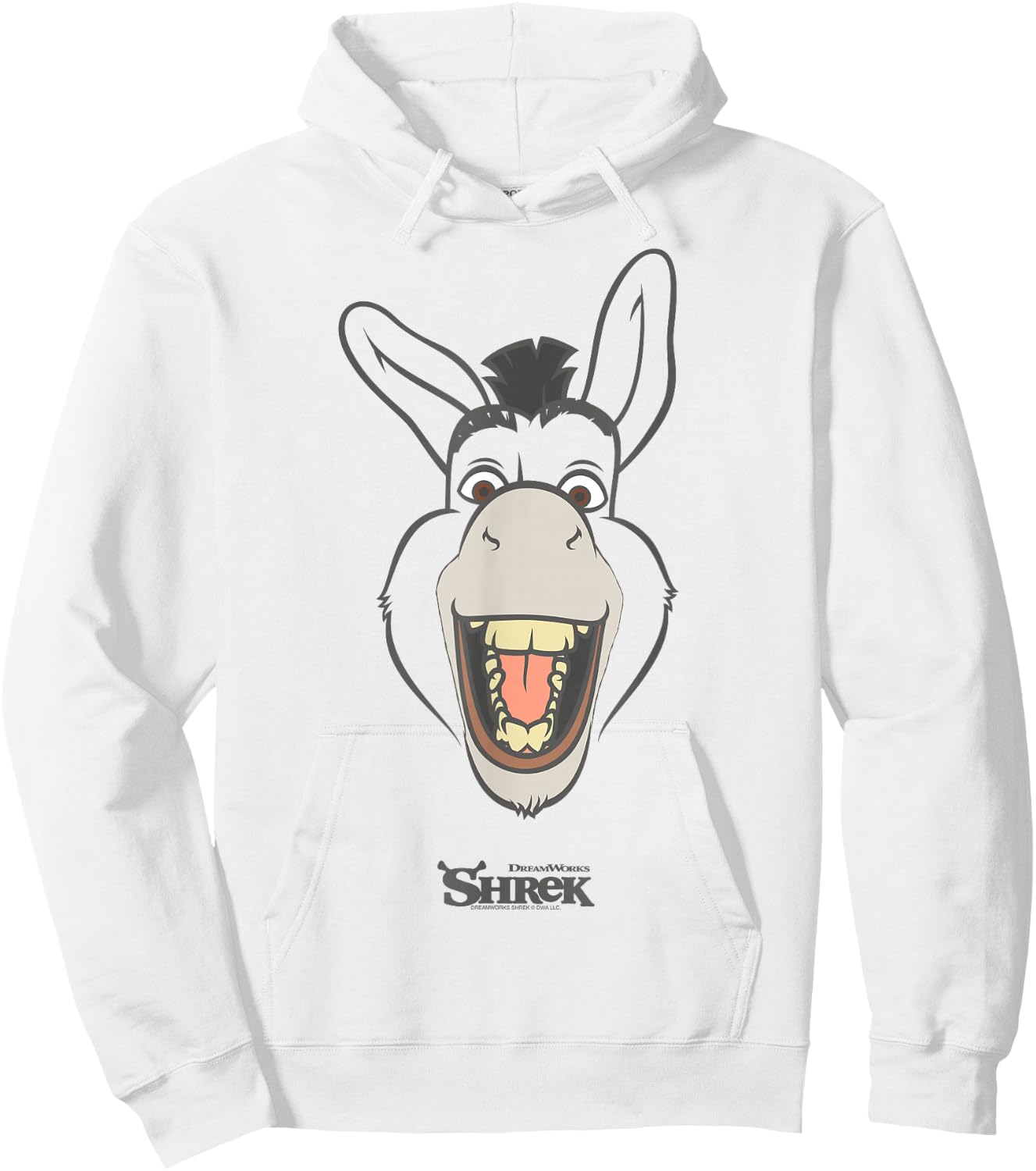 Shrek Donkey Big face Hoodie - Hoodie | White