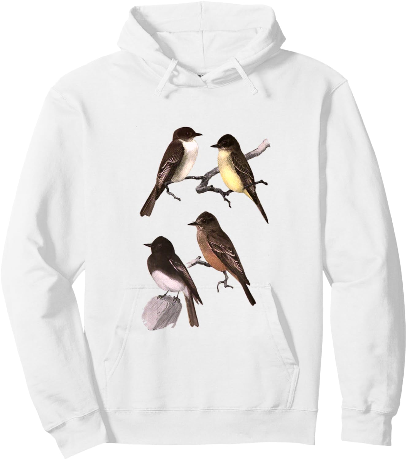 Phoebe Bird Hoodie - Hoodie | White