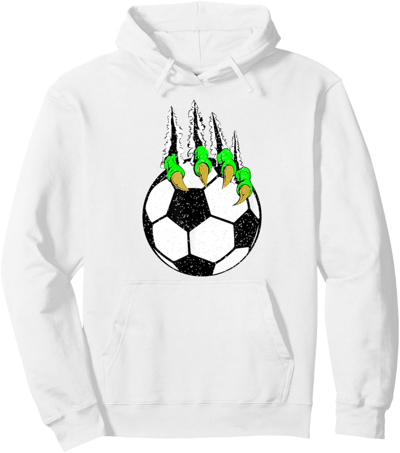 Soccer Dragon Claw Hoodie - Hoodie | White