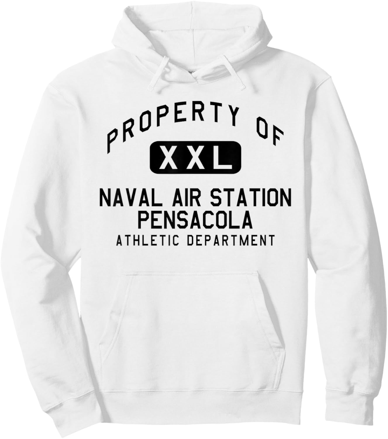 Property of Naval Air Station Pensacola Athletic Department Hoodie - Hoodie | White