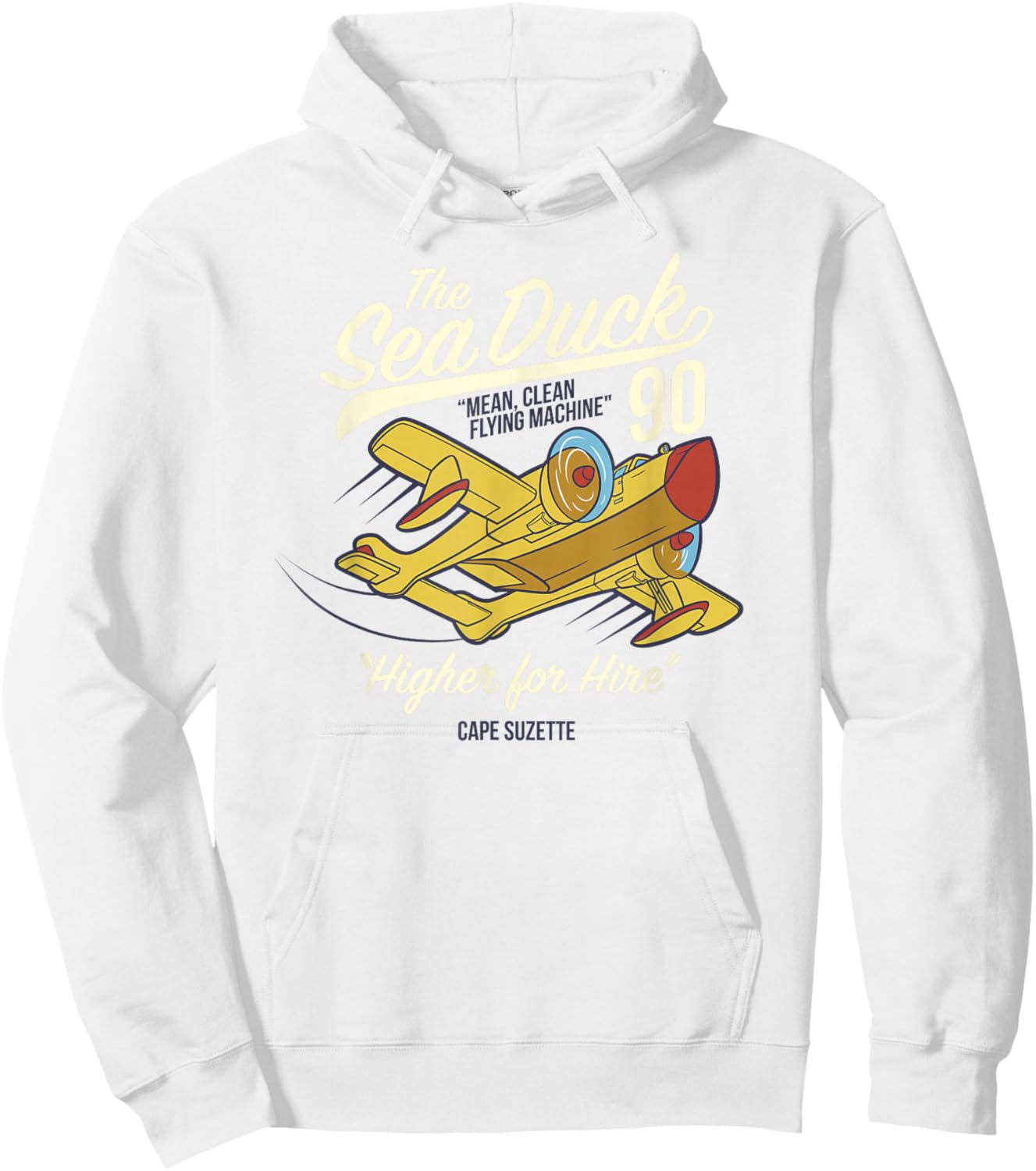 Talespin - Sea Duck Higher for Hire Cape Suzette Hoodie - Hoodie | White