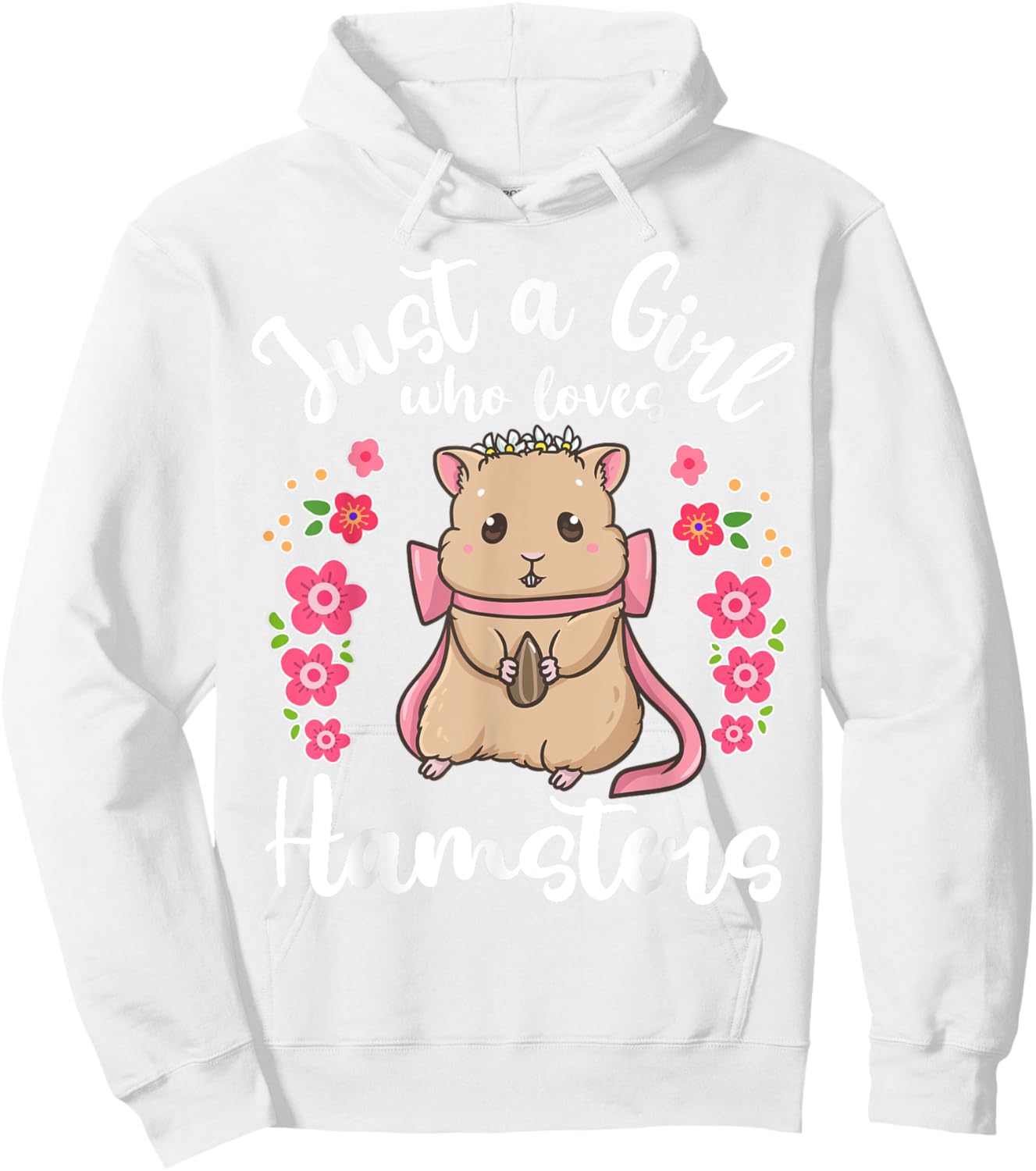 Hamster Just a Girl Who Loves Hamsters Hoodie - Hoodie | White