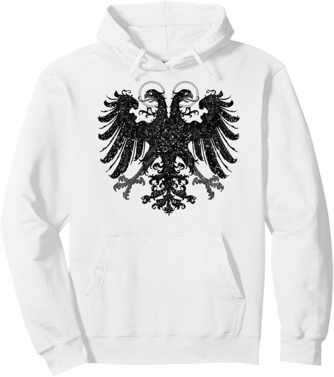 Holy Roman Empire Banner Flag Double Headed Eagle Hoodie - Hoodie | White