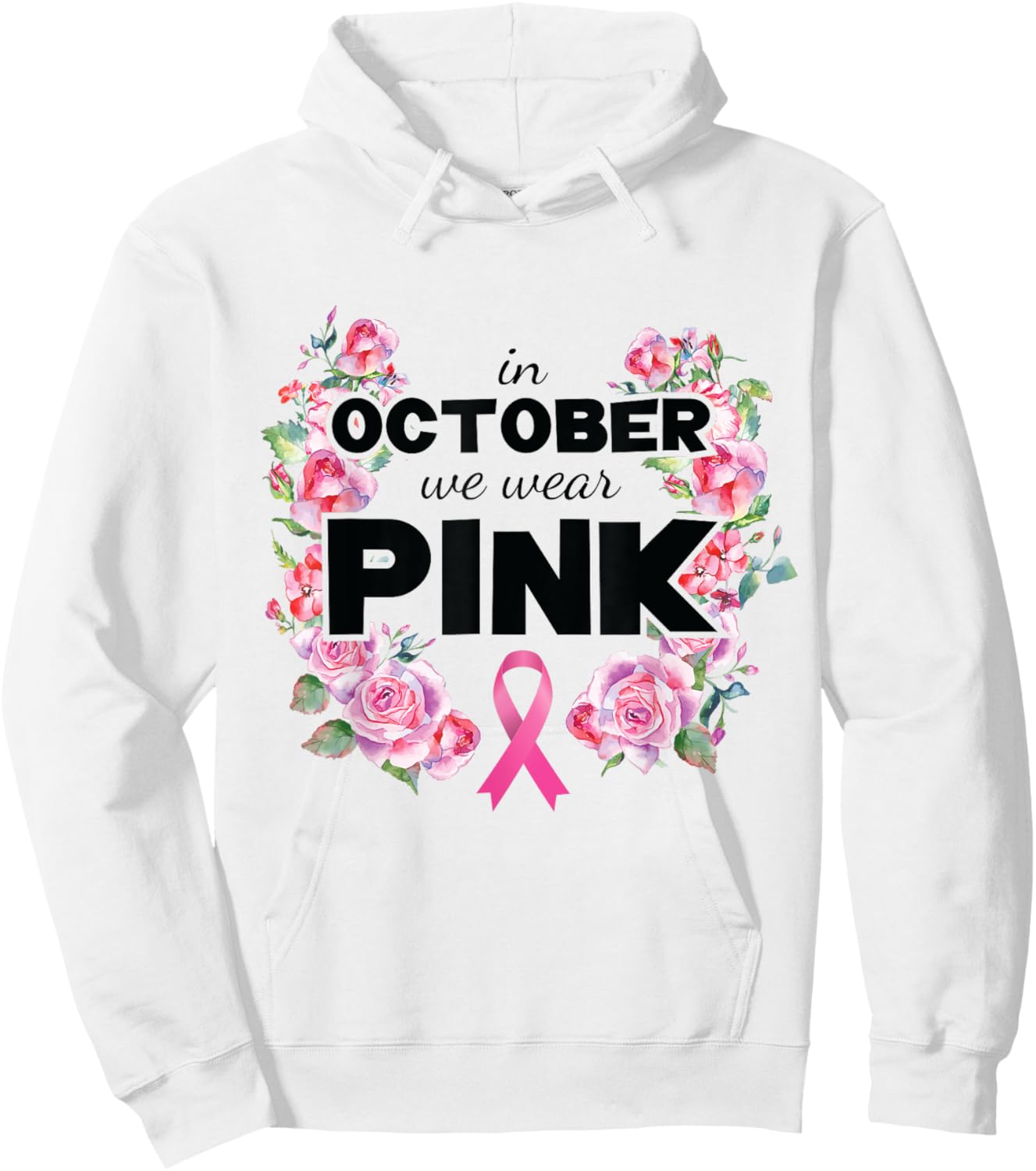 Breast Cancer Awareness Shirt Women Wear Pink Hoodie - Hoodie | White