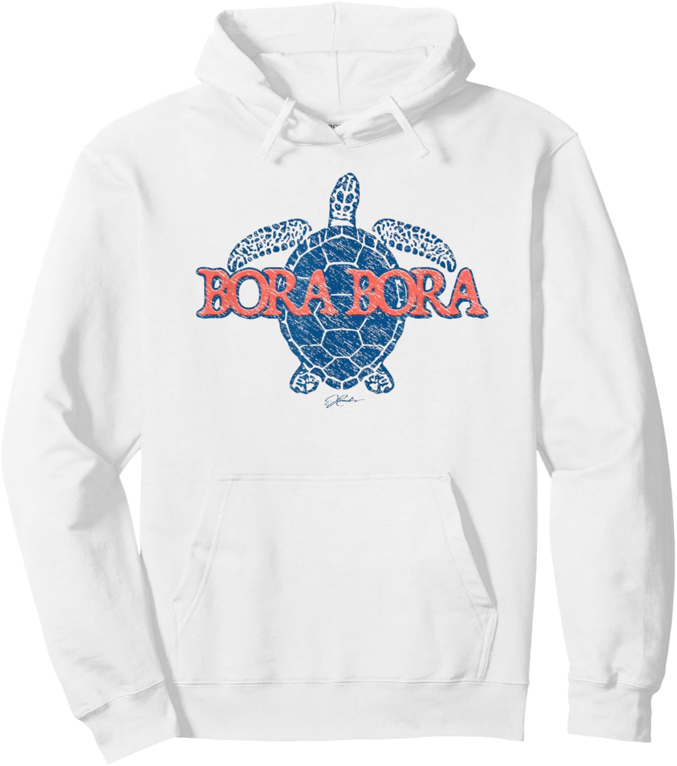JCombs: Bora Bora, French Polynesia, Sea Turtle Hoodie - Hoodie | White