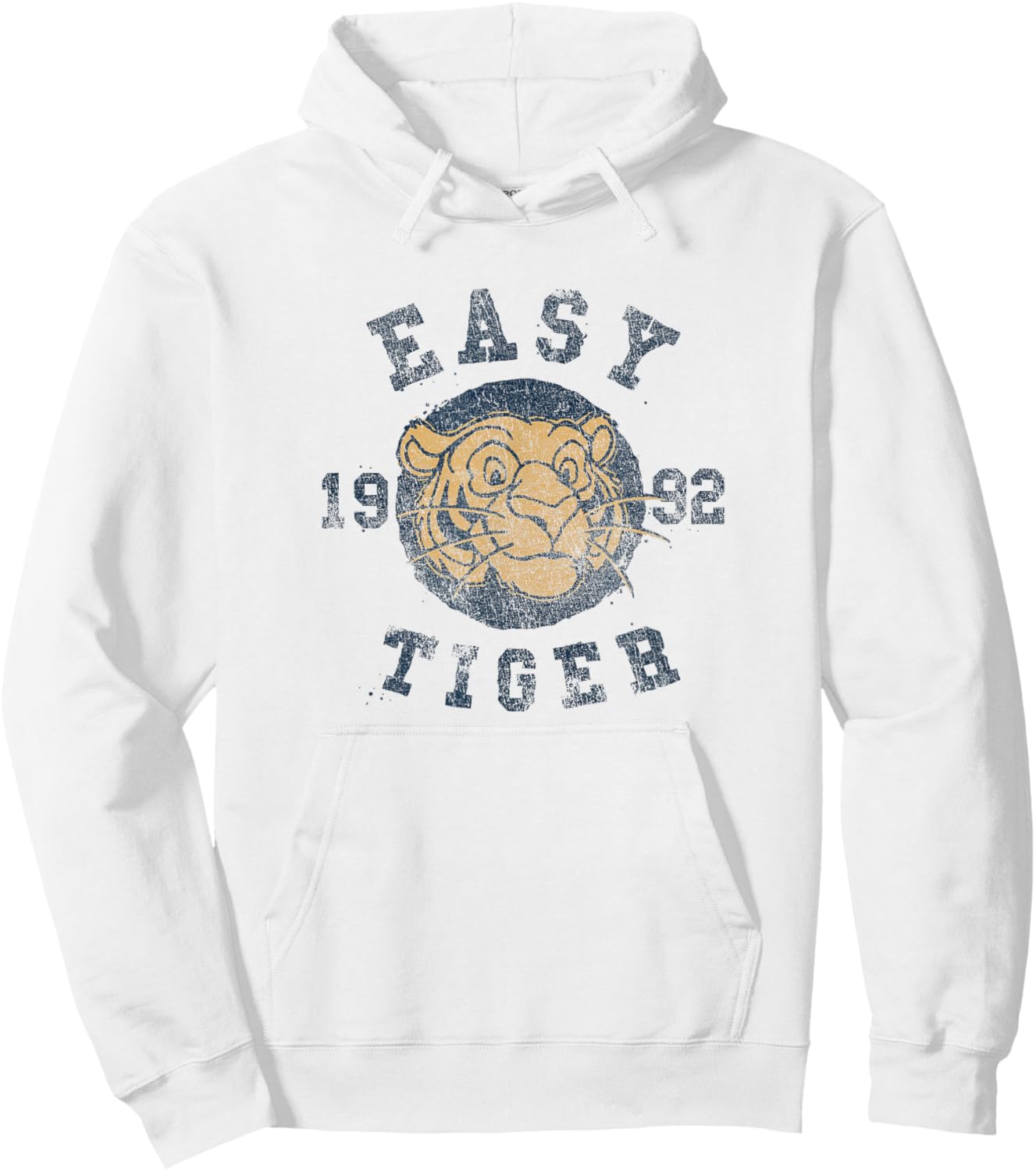Disney Aladdin Rajah Easy Tiger 1992 Collegiate Hoodie - Hoodie | White