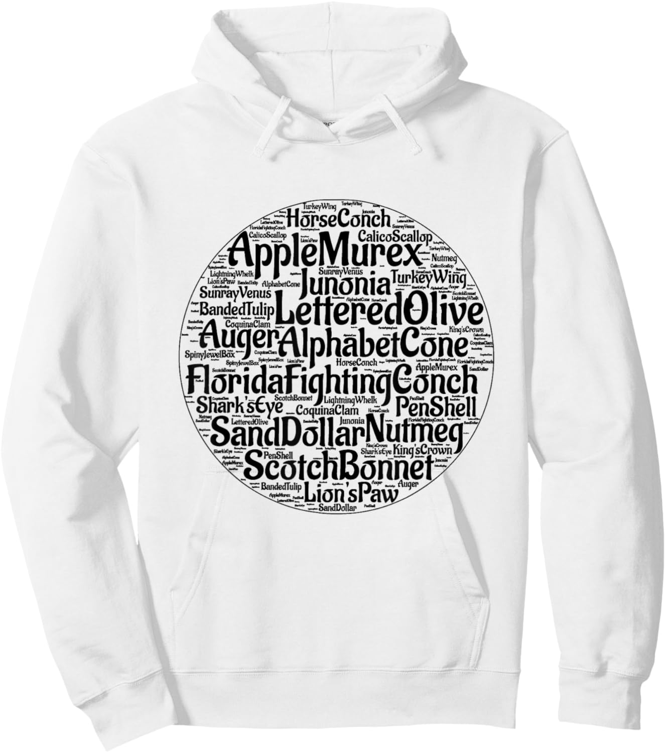 Florida Seashell Types Beachcomber Shelling Collector Beach Hoodie - Hoodie | White