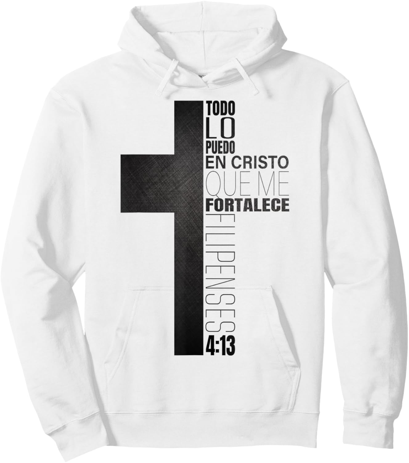 Filipenses 4 13 Regalos Cristianos Hombres Christian Spanish Hoodie - Hoodie | White