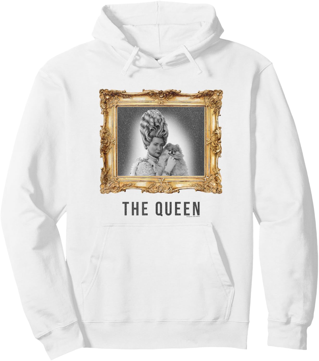 Bridgerton Queen Charlotte The Queen Portrait Hoodie - Hoodie | White