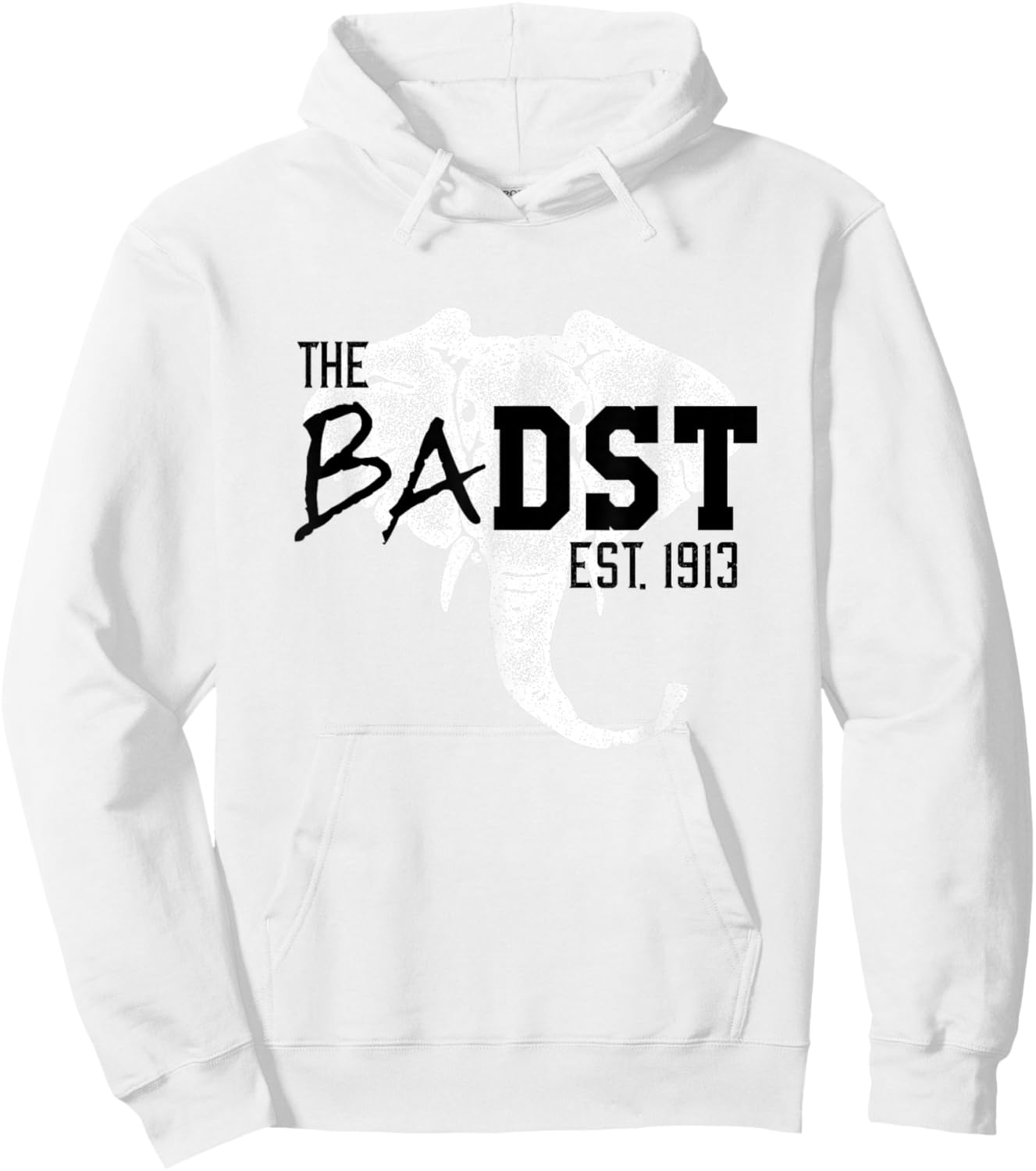GGT Large Elephant Red BaDST 1913 Sisterhood Hoodie - Hoodie | White
