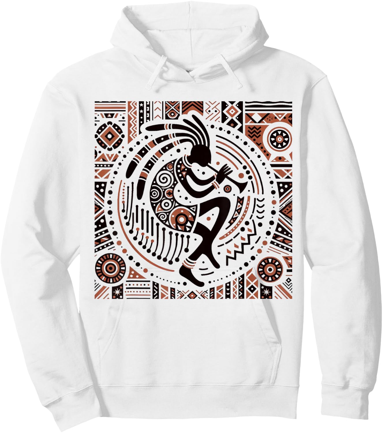 Kokopelli Native American Women Kids Kokopelli Hoodie - Hoodie | White