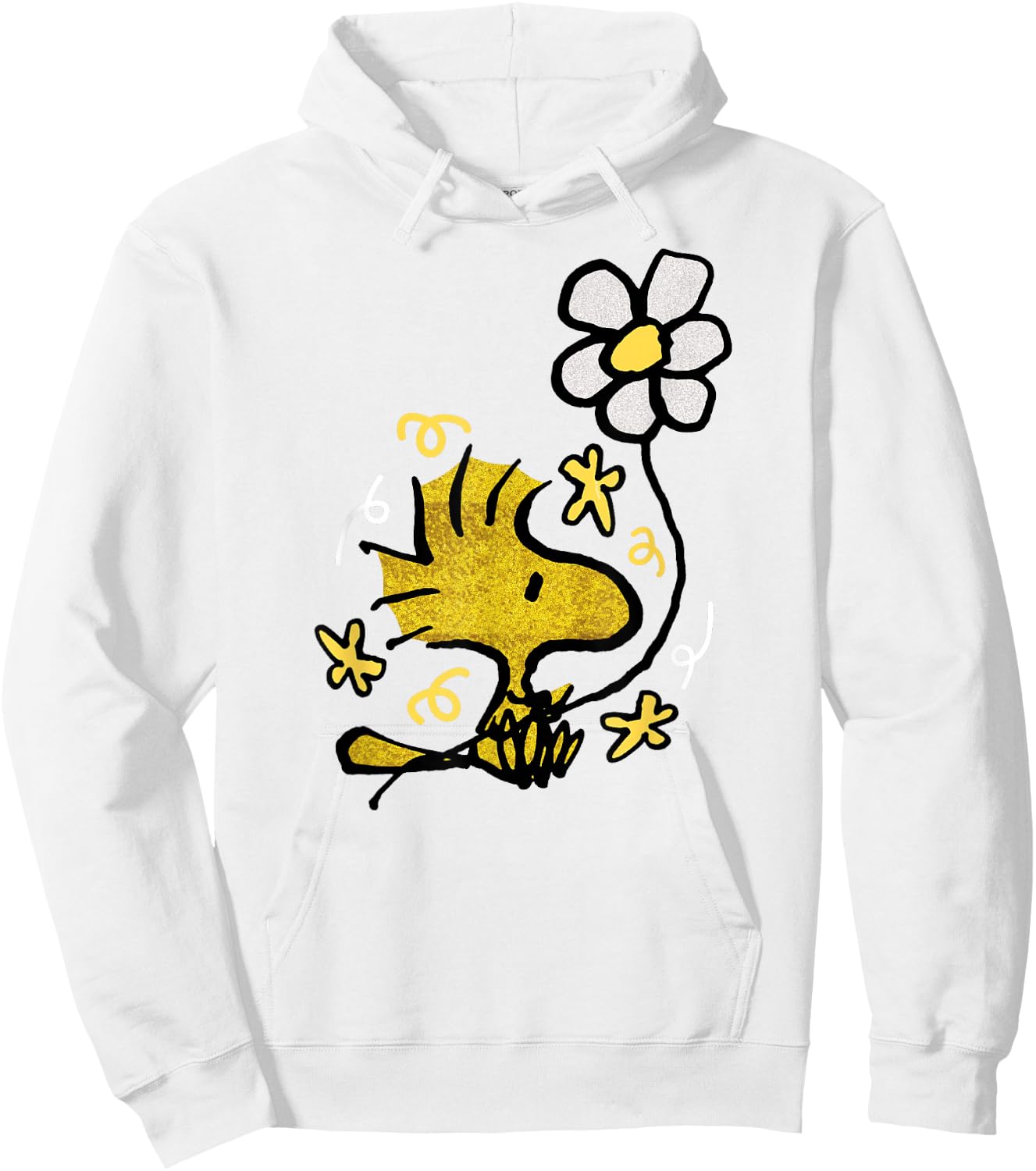 Peanuts - Woodstock Flower Hoodie - Hoodie | White