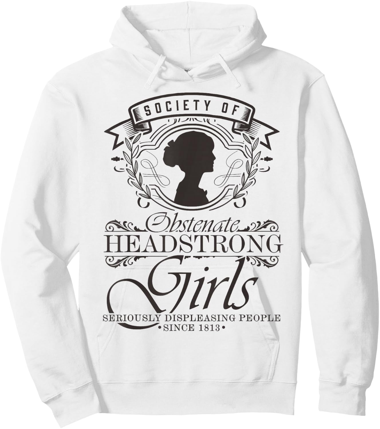 Jane Austen Quote Bookworm Novelist Reading Hoodie - Hoodie | White