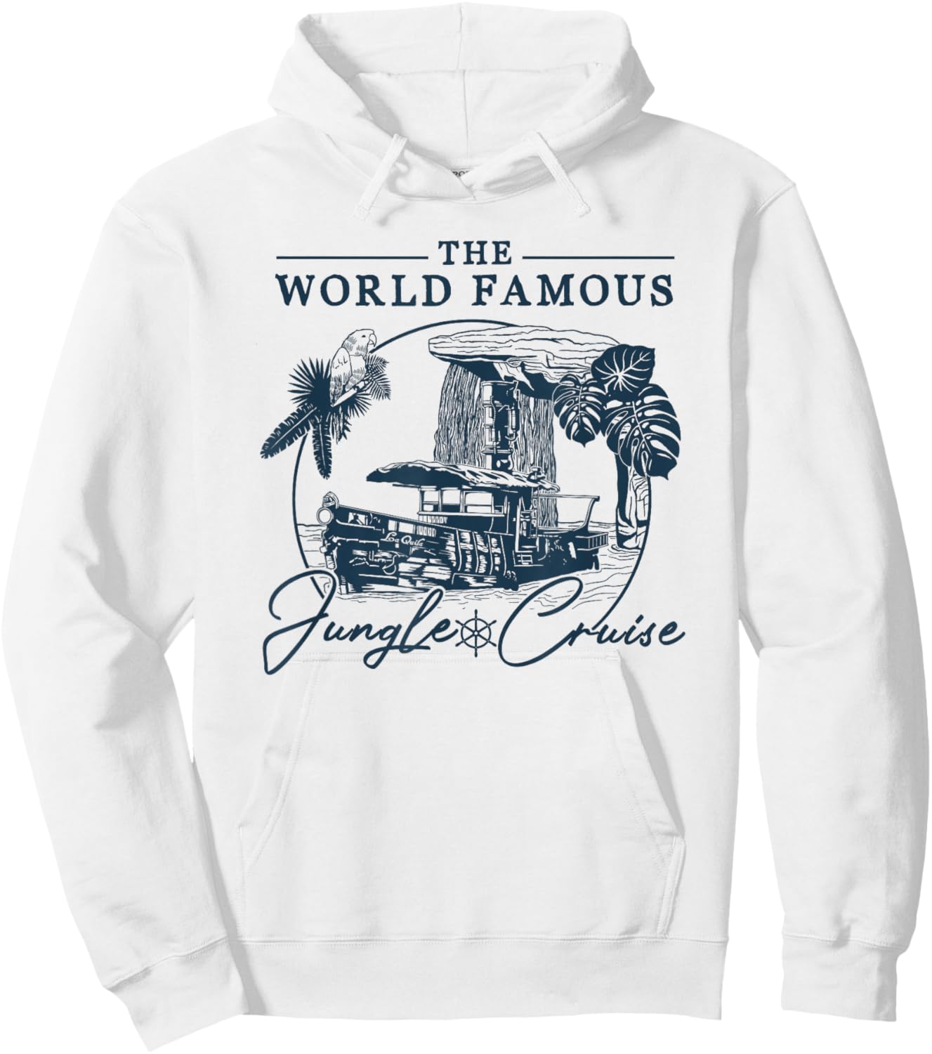 Disney Jungle Cruise World Famous V2 Small Hoodie - Hoodie | White