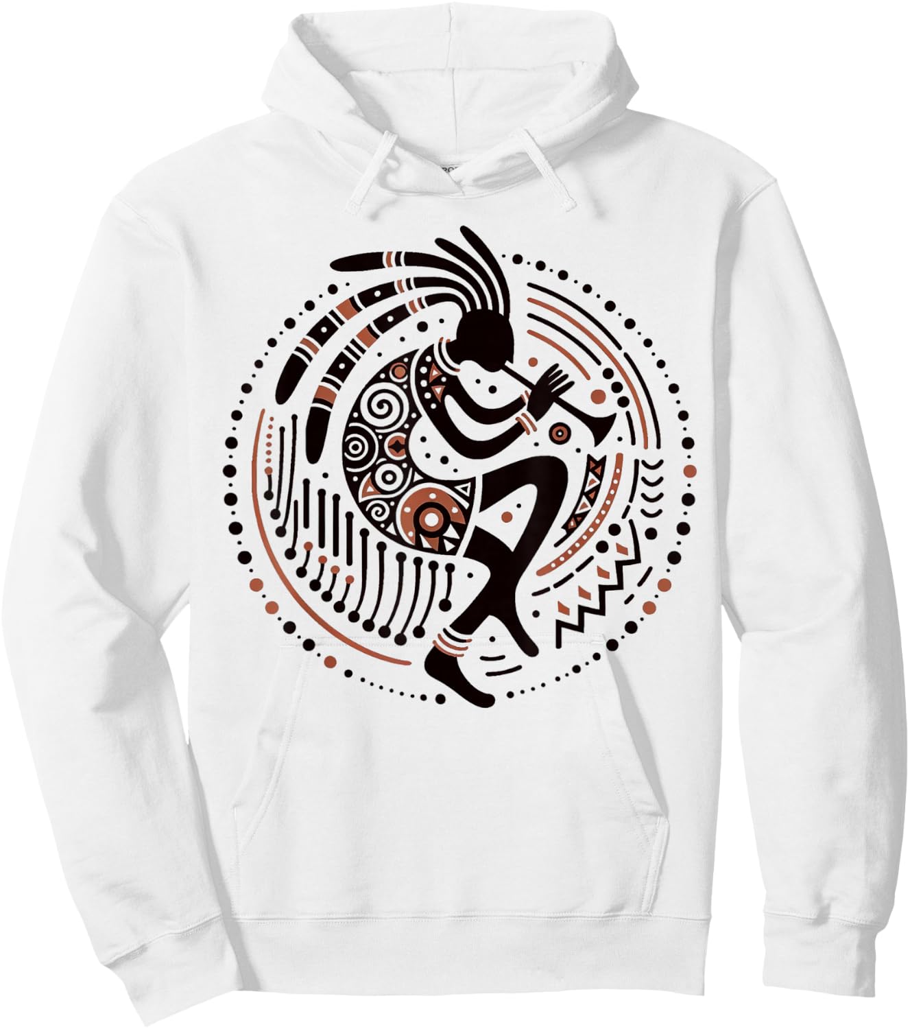 Kokopelli Native American Women Kids Kokopelli Hoodie - Hoodie | White