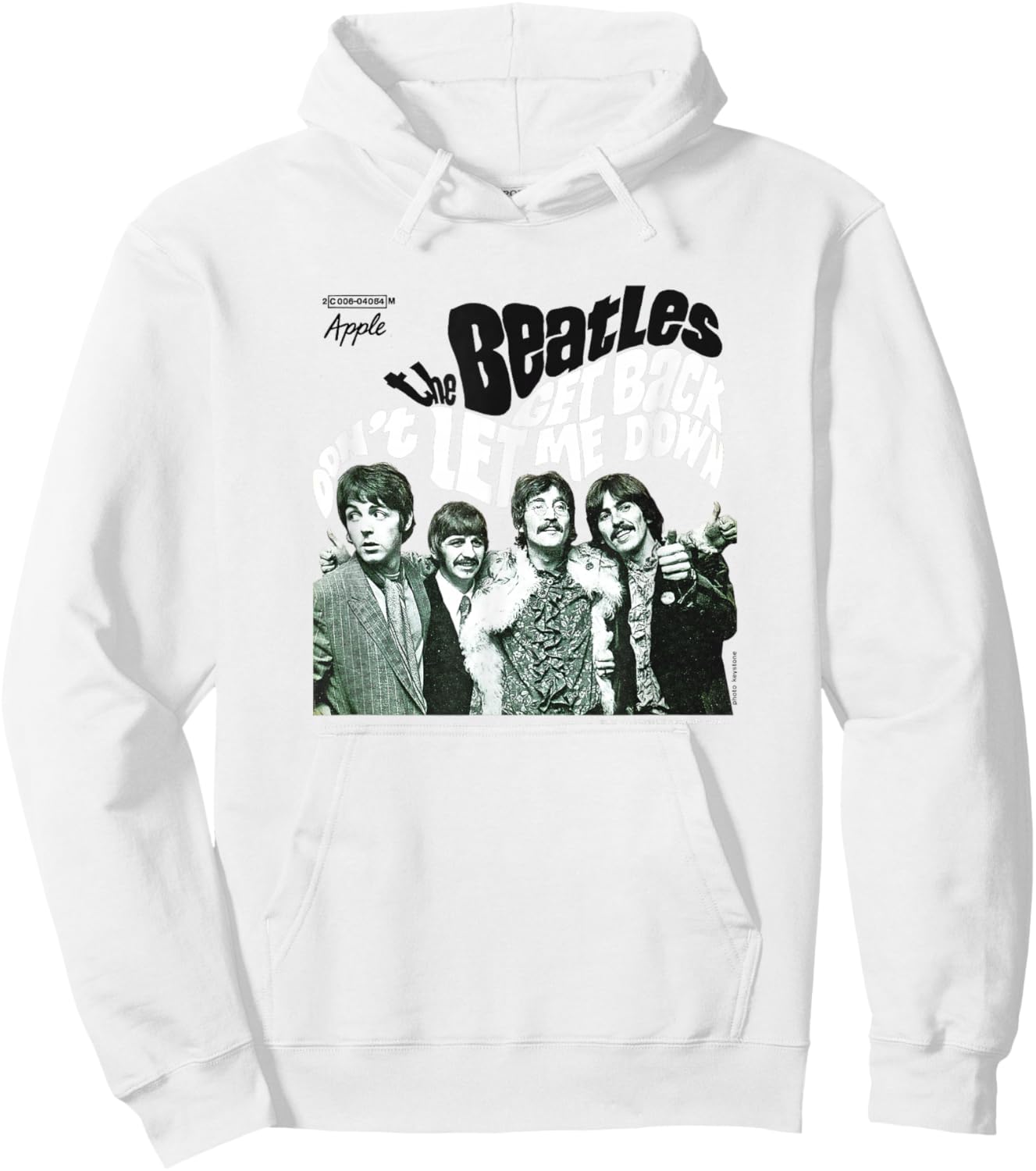 The Beatles - Go back Don't let me down Hoodie - Hoodie | White