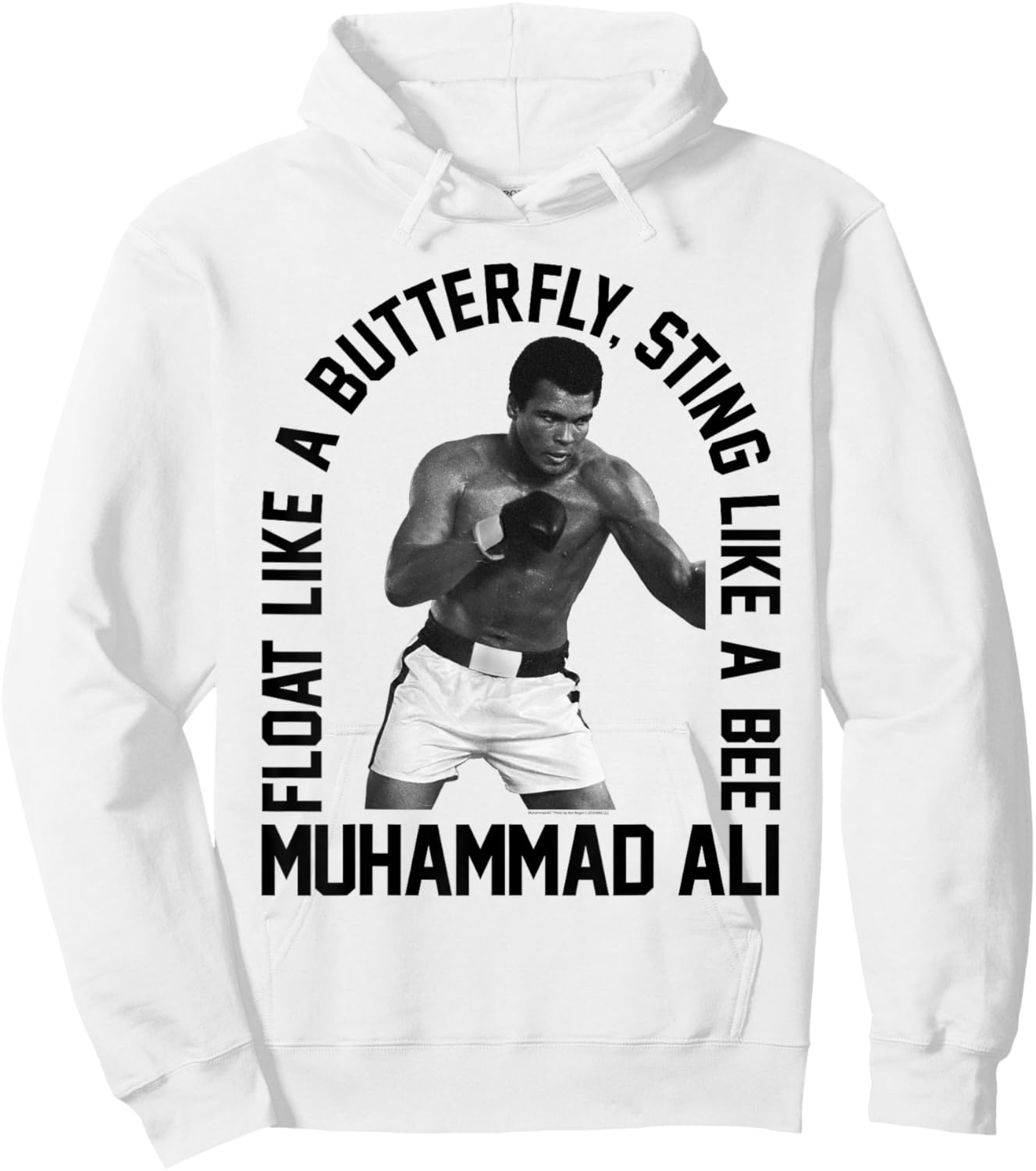 Muhammad Ali - Butterfly Sting Hoodie - Hoodie | White