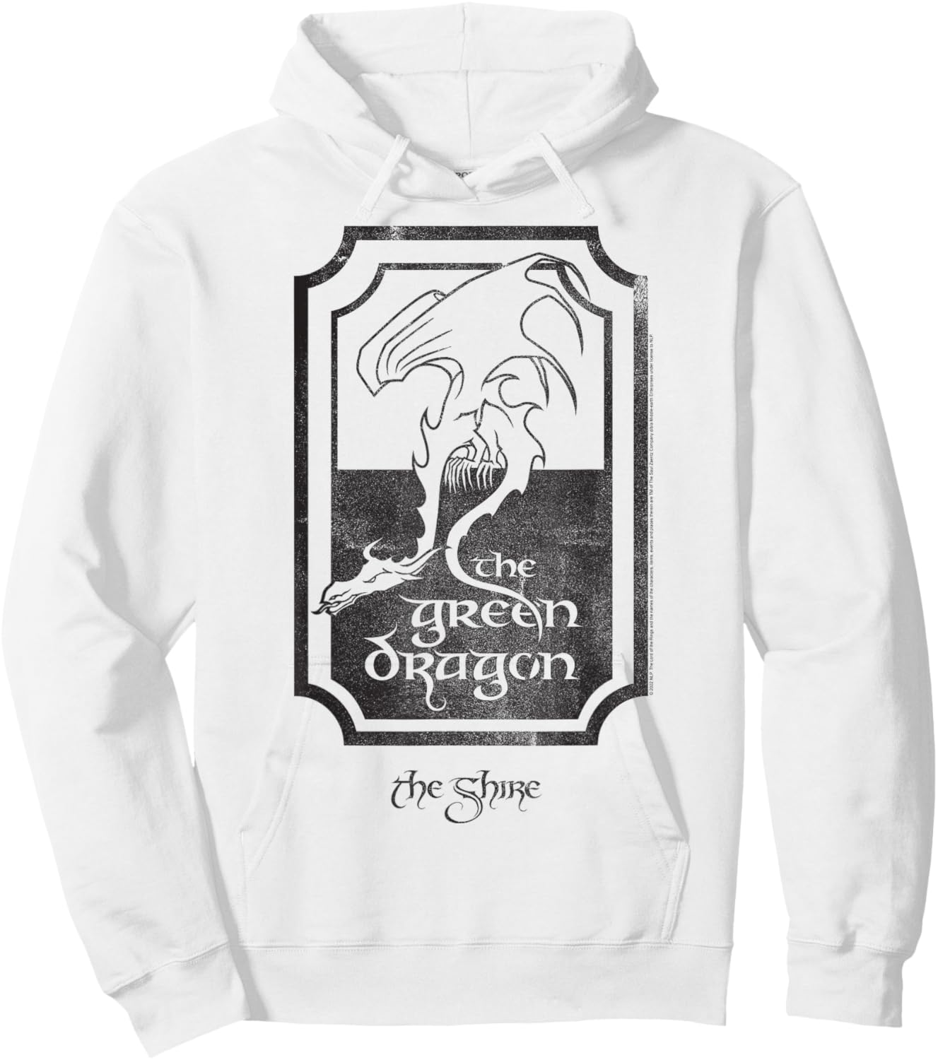 The Lord of the Rings The Green Dragon Hoodie - Hoodie | White