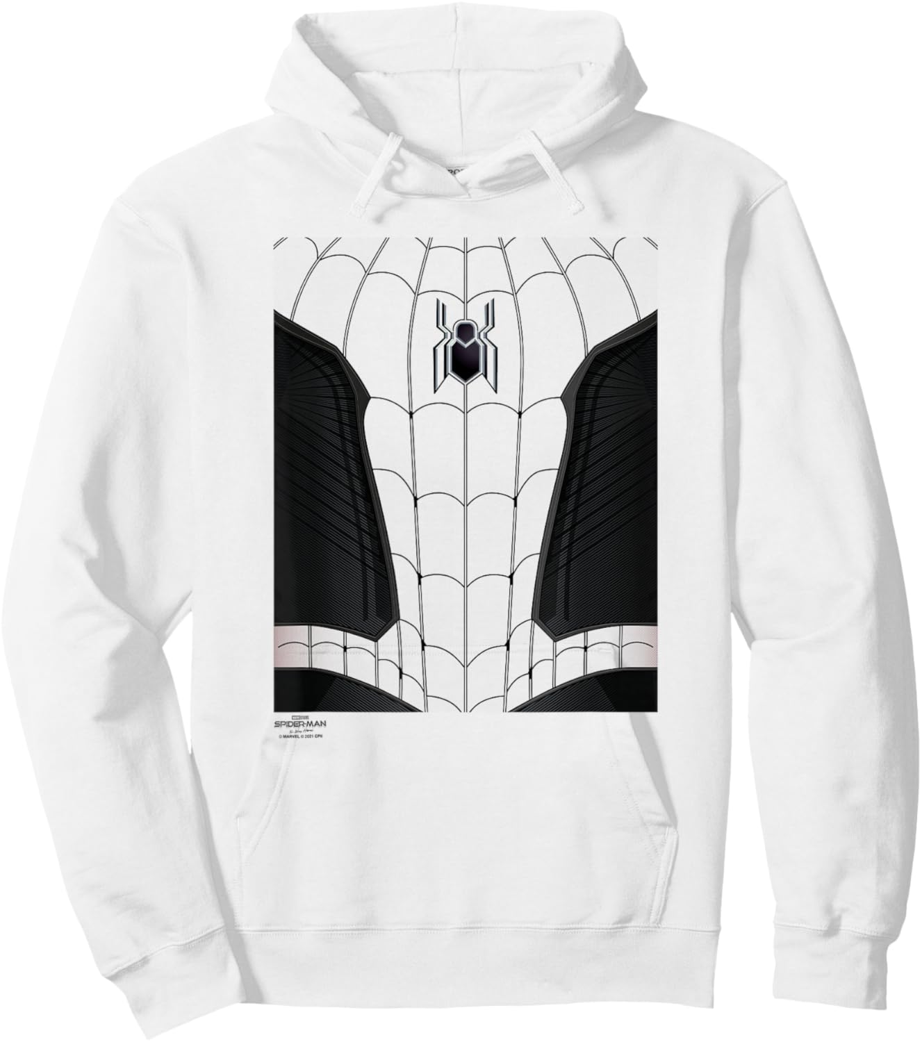 Marvel Spider-Man No Way Home Classic Costume Halloween Hoodie - Hoodie | White