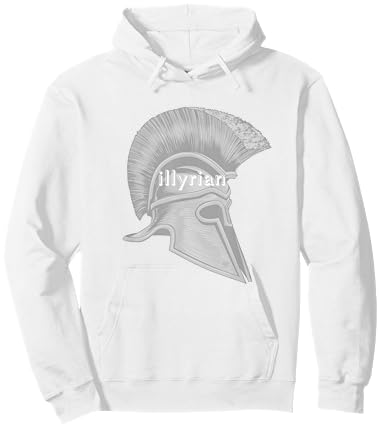 Illyrian Albanian Kosovo Albania Eagle Hoodie - Hoodie | White