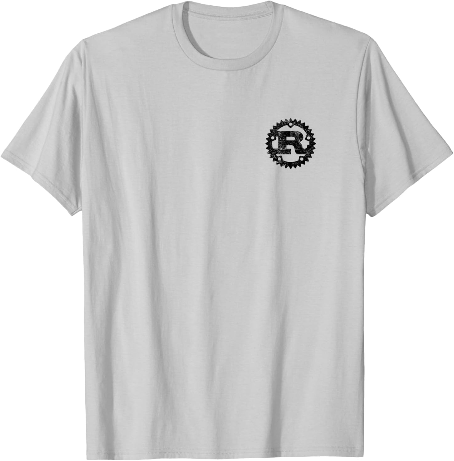 Rust Programming Logo Rust Logo for Programmers T-Shirt - T-Shirt | Ash