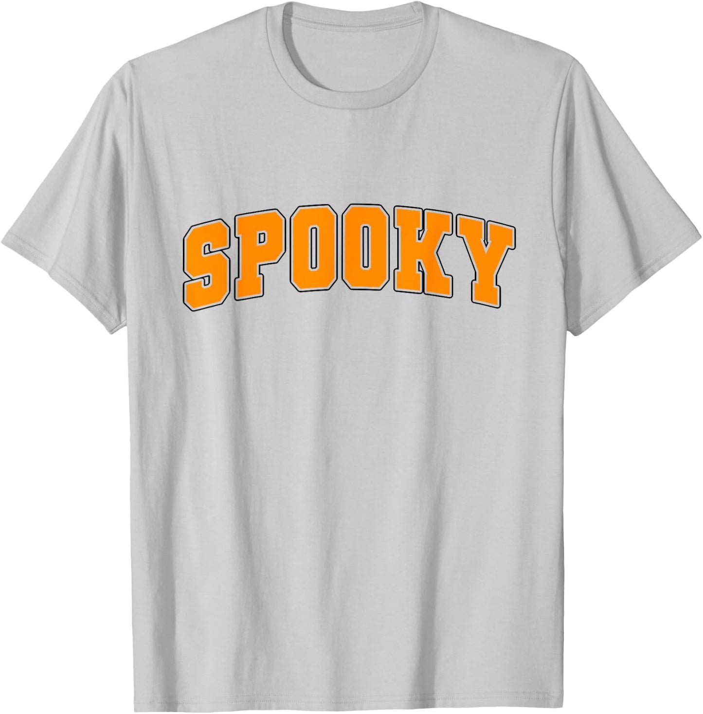 Varsity SPOOKY Halloween College Style University Costume T-Shirt - T-Shirt | Ash