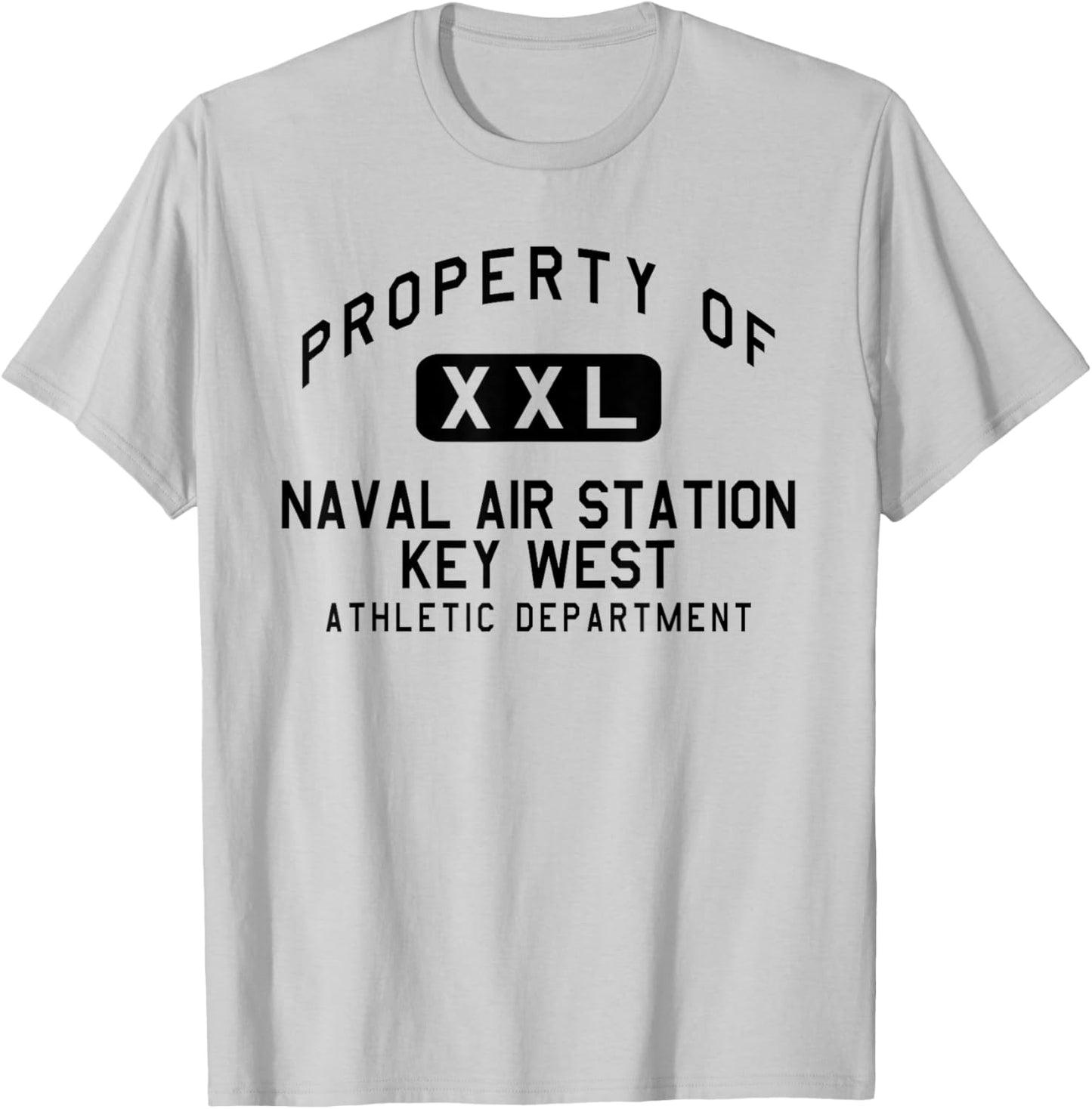 Property of Naval Air Station Key West Athletic Department T-Shirt - T-Shirt | Ash