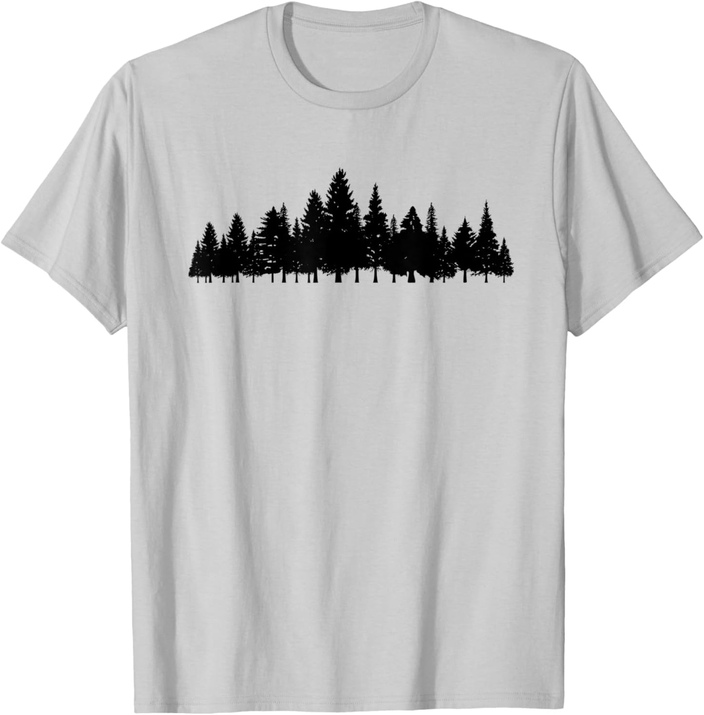 White pine tree minimalist - Minimalist outdoor tree T-Shirt - T-Shirt | Ash
