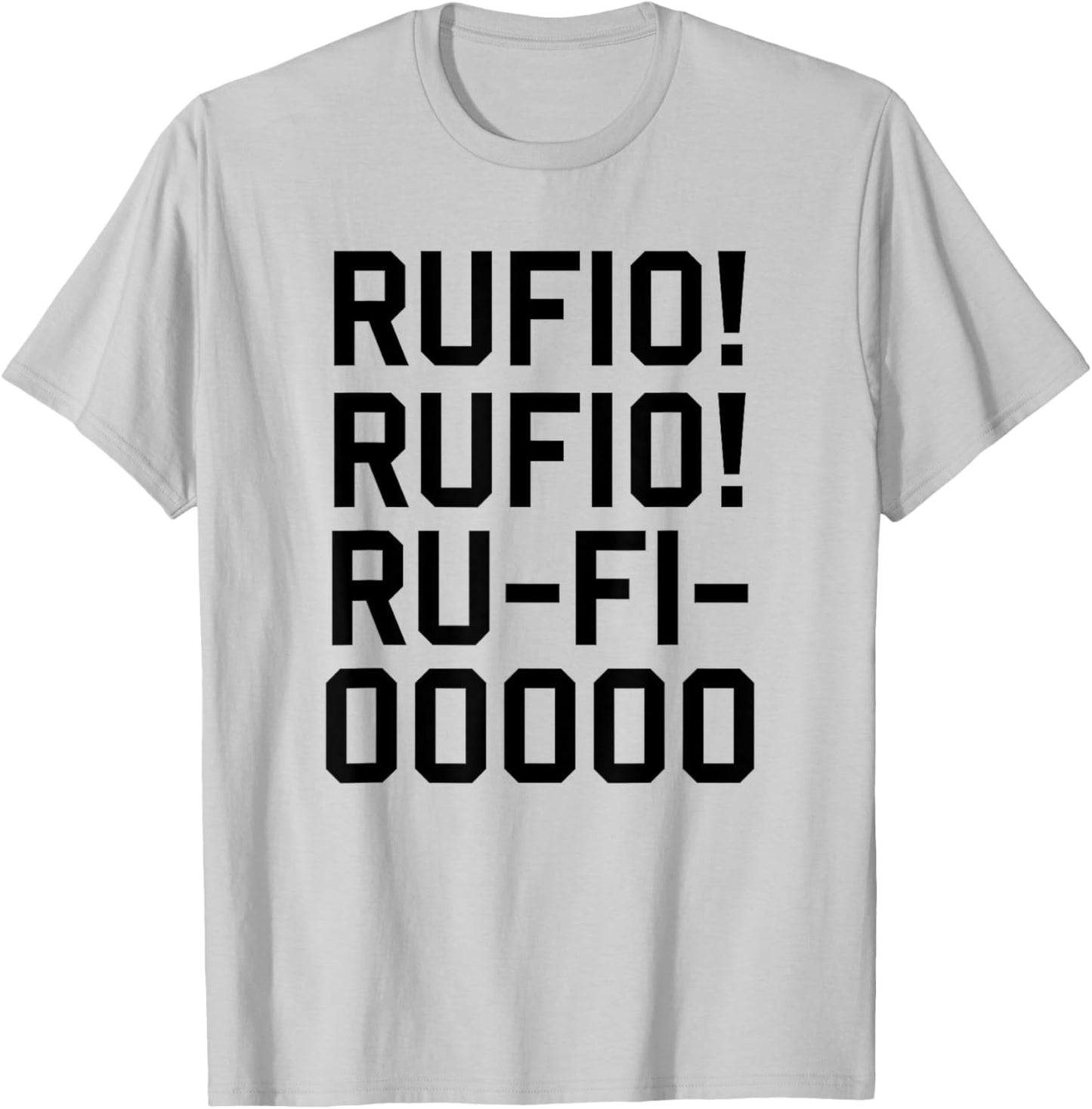 Rufio Rufio Ru Fi Ooooo T-Shirt - T-Shirt | Ash