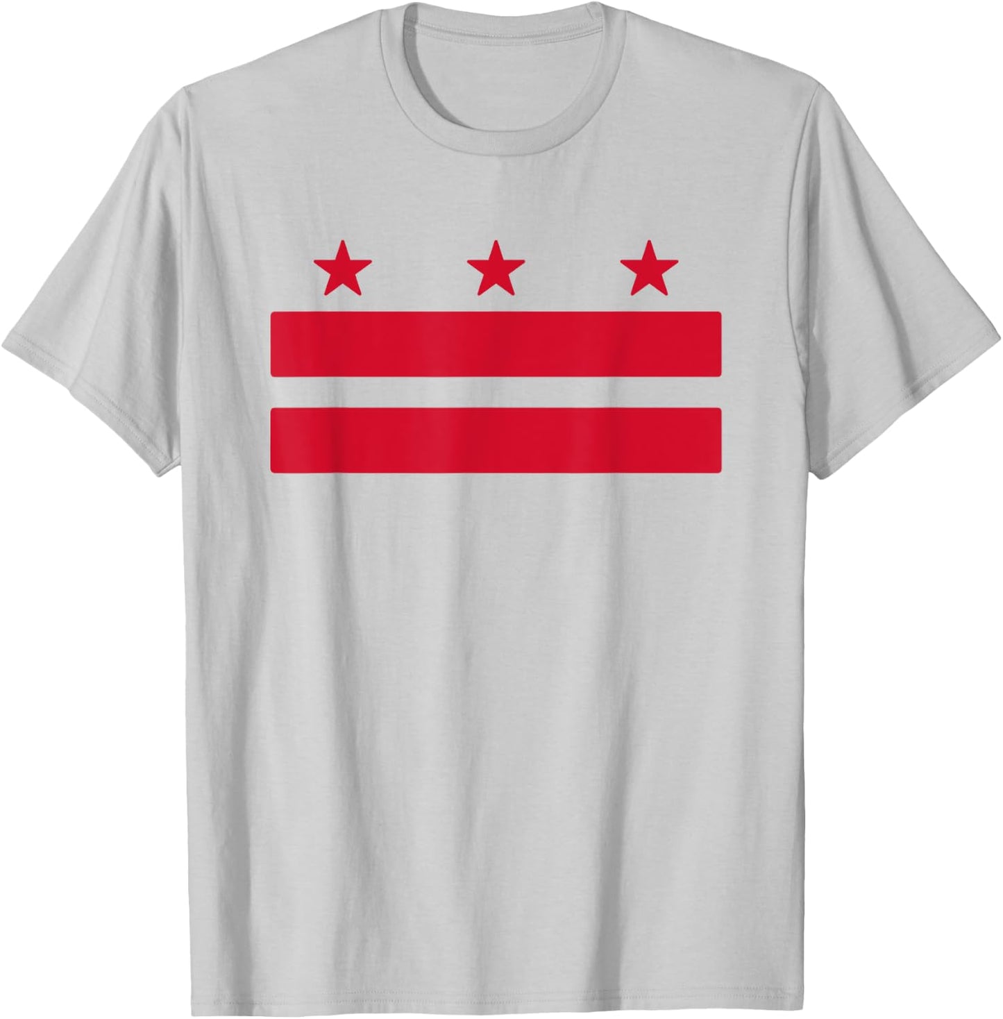 Washington DC Flag District of Columbia Souvenir Men Women T-Shirt - T-Shirt | Ash