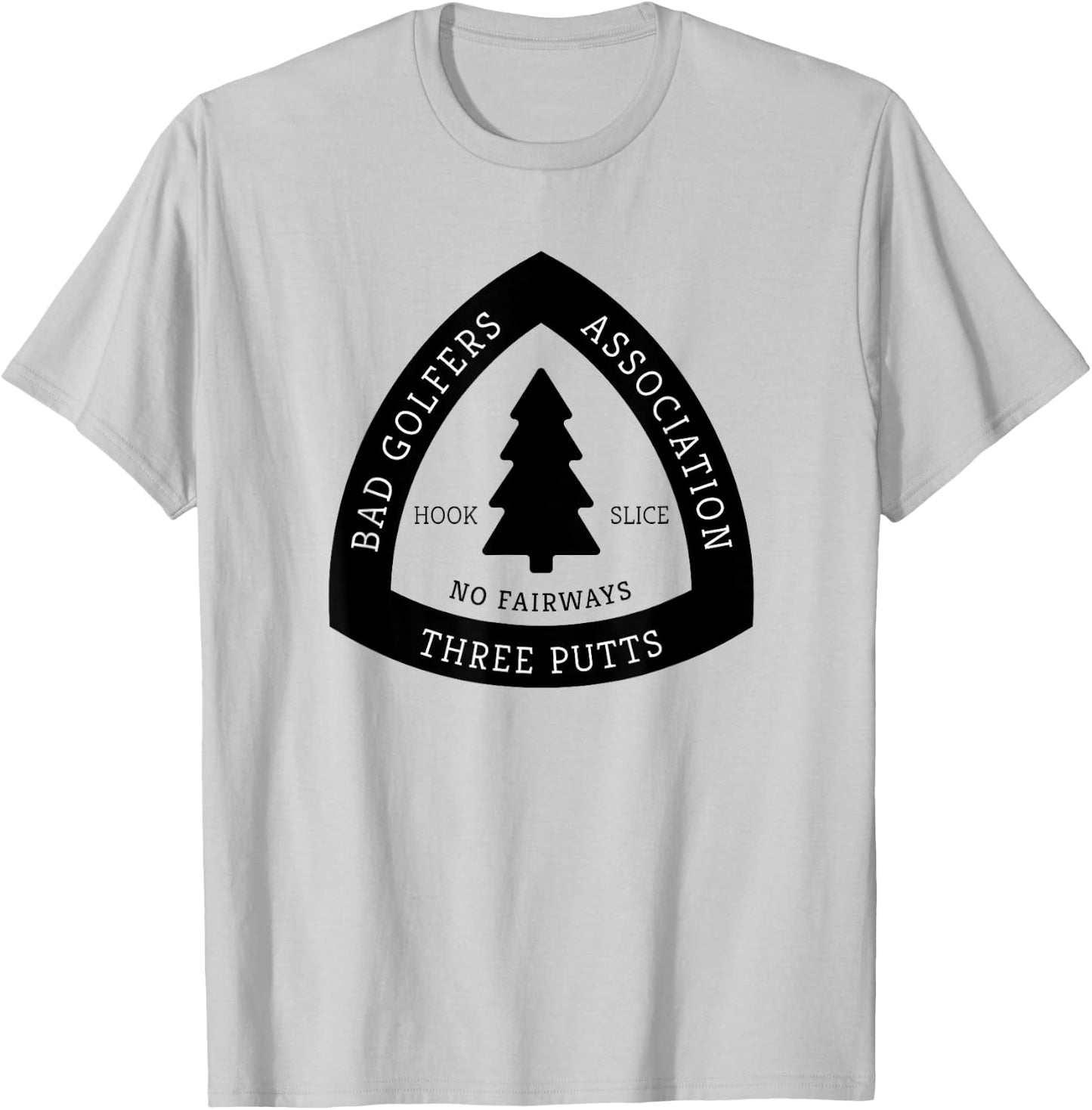 Bad Golfers Association - logo T-Shirt - T-Shirt | Ash