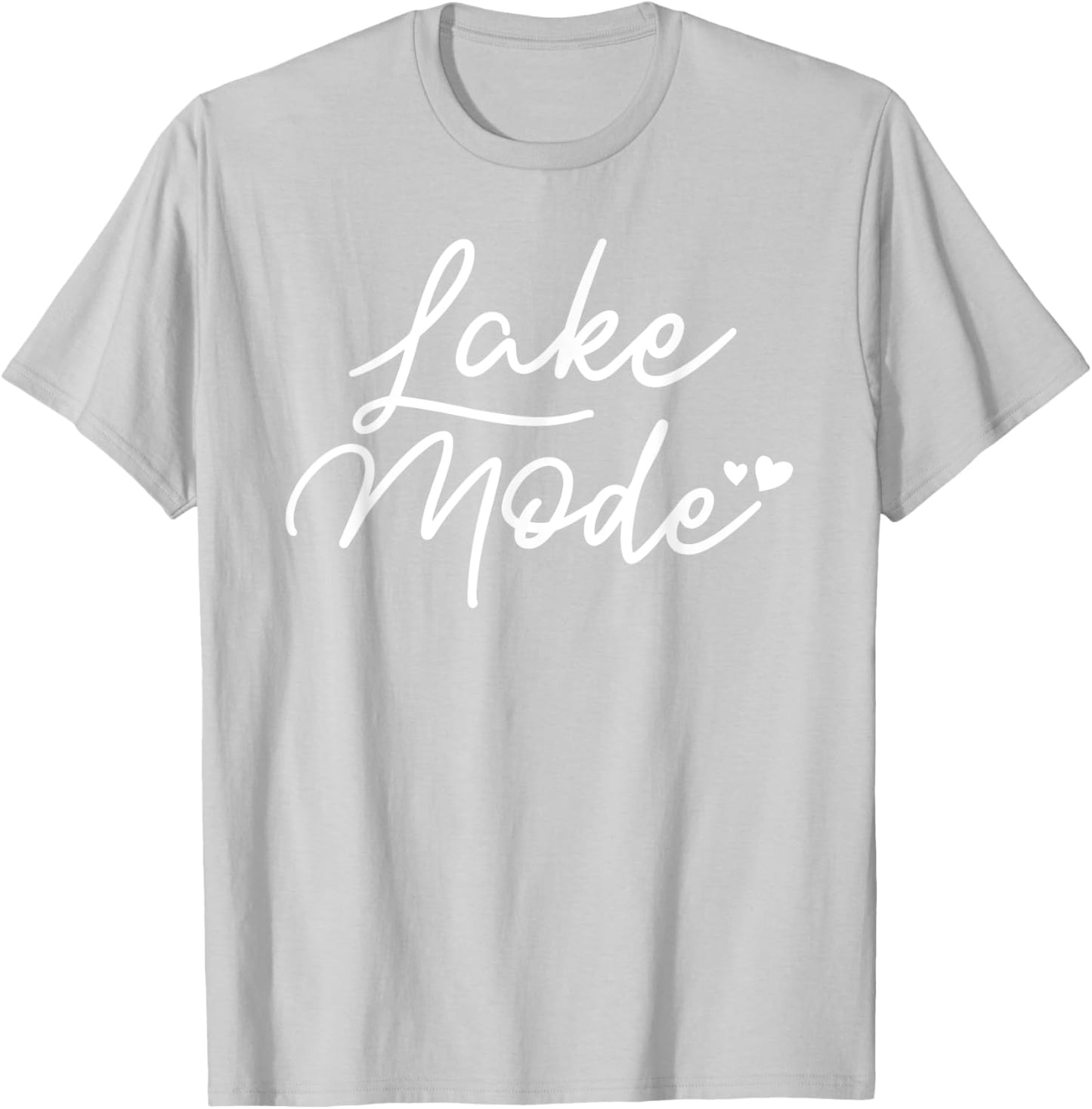 Lake Life in Summer Vacation of Funny Camping and Lake Mode T-Shirt - T-Shirt | Ash