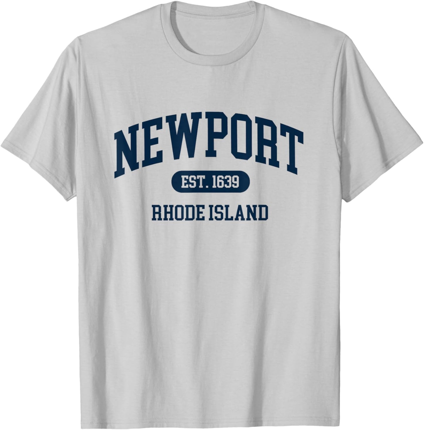 Vintage Newport Rhode Island Established 1639 retro souvenir T-Shirt - T-Shirt | Ash