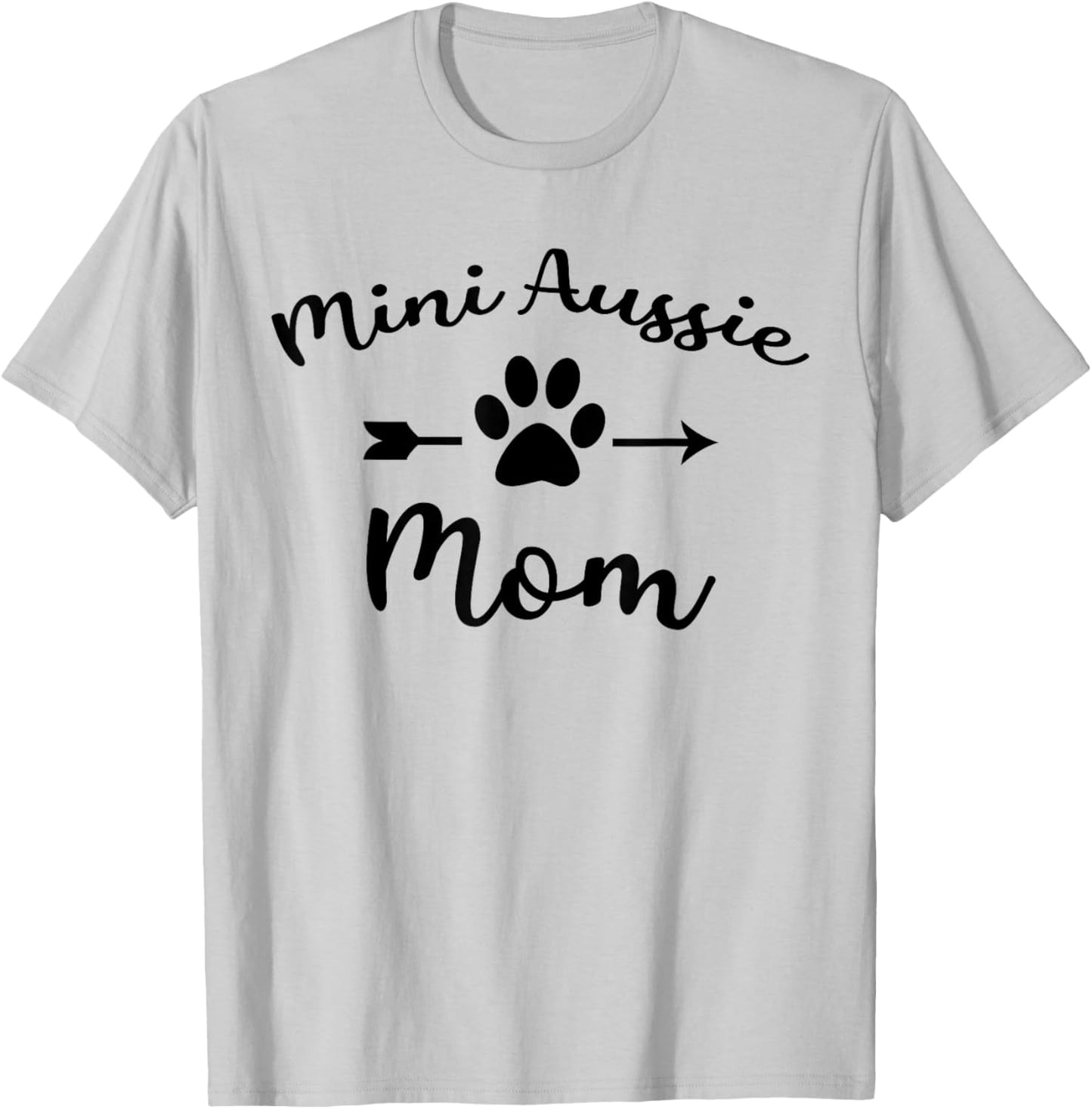 Australian-Shepherd Shirt Mini Aussie Mom T-Shirt - T-Shirt | Ash
