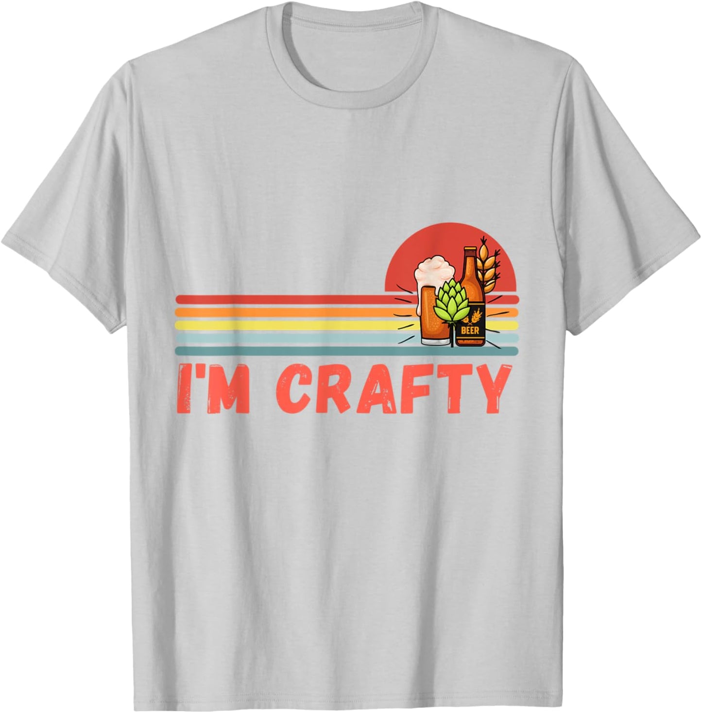 I'm Crafty Brew Craft Beer Shirts Women Vintage T-Shirt - T-Shirt | Ash