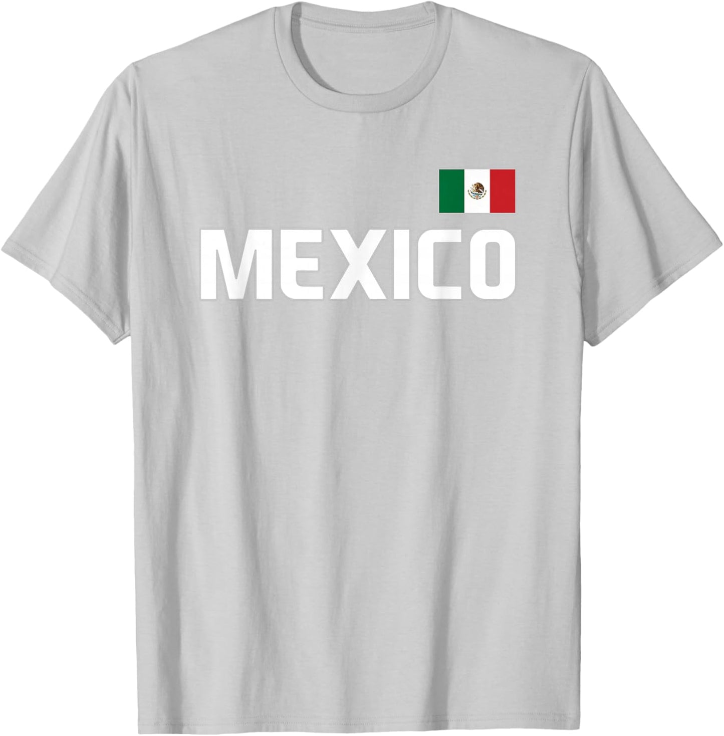 Mexico Flag Mexican Pride International Country T-Shirt - T-Shirt | Ash