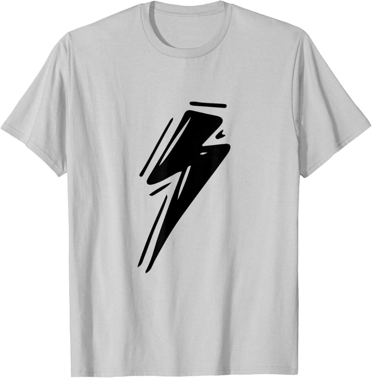 Lightning Thunder Bolt Strike Cool Lightning Storm T-Shirt - T-Shirt | Ash