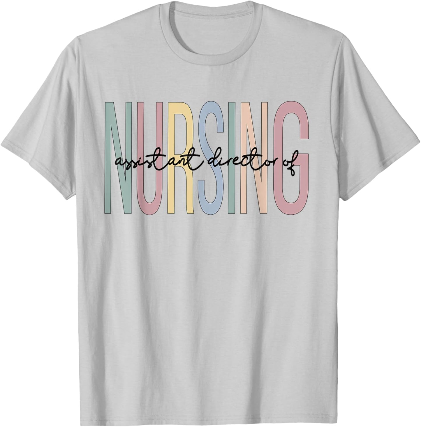 ADON Boho Assistant Director Of Nursing T-Shirt - T-Shirt | Ash