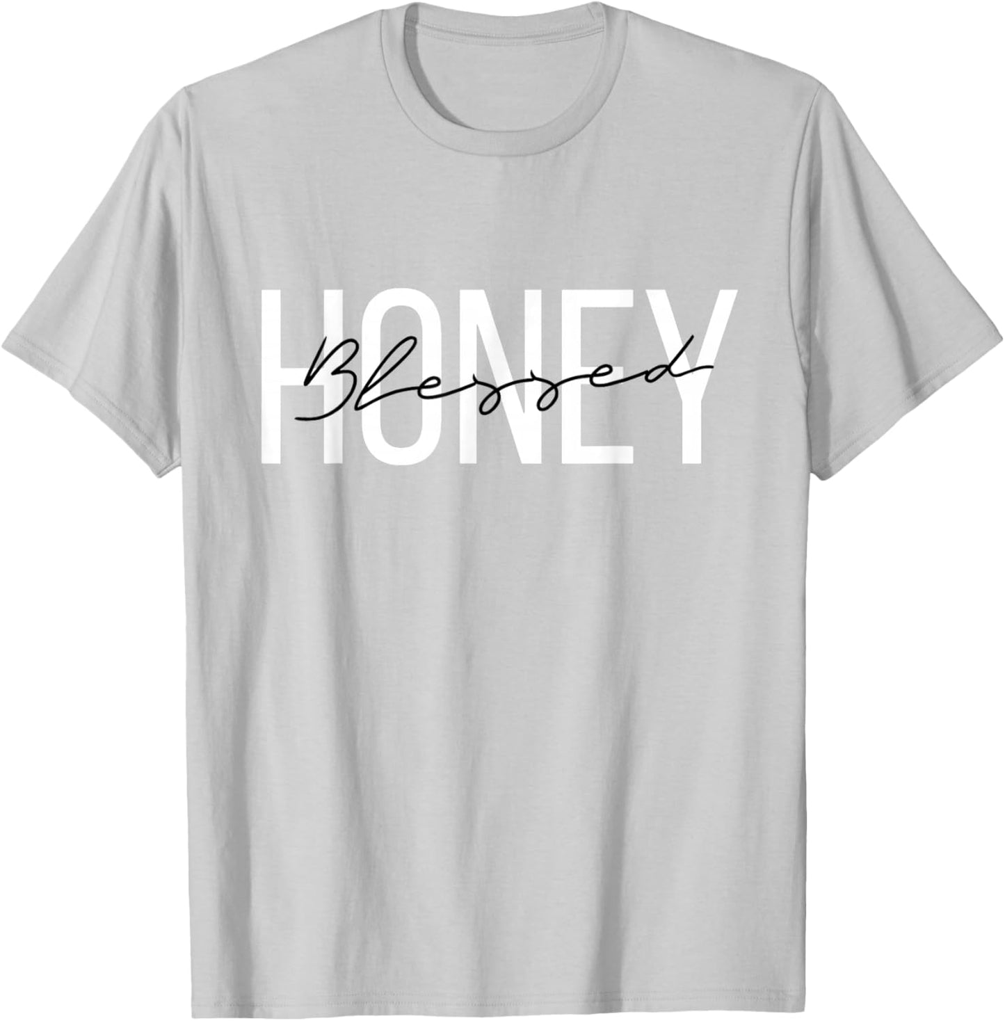 Blessed Honey Grandma Honey Grandmother T-Shirt - T-Shirt | Ash