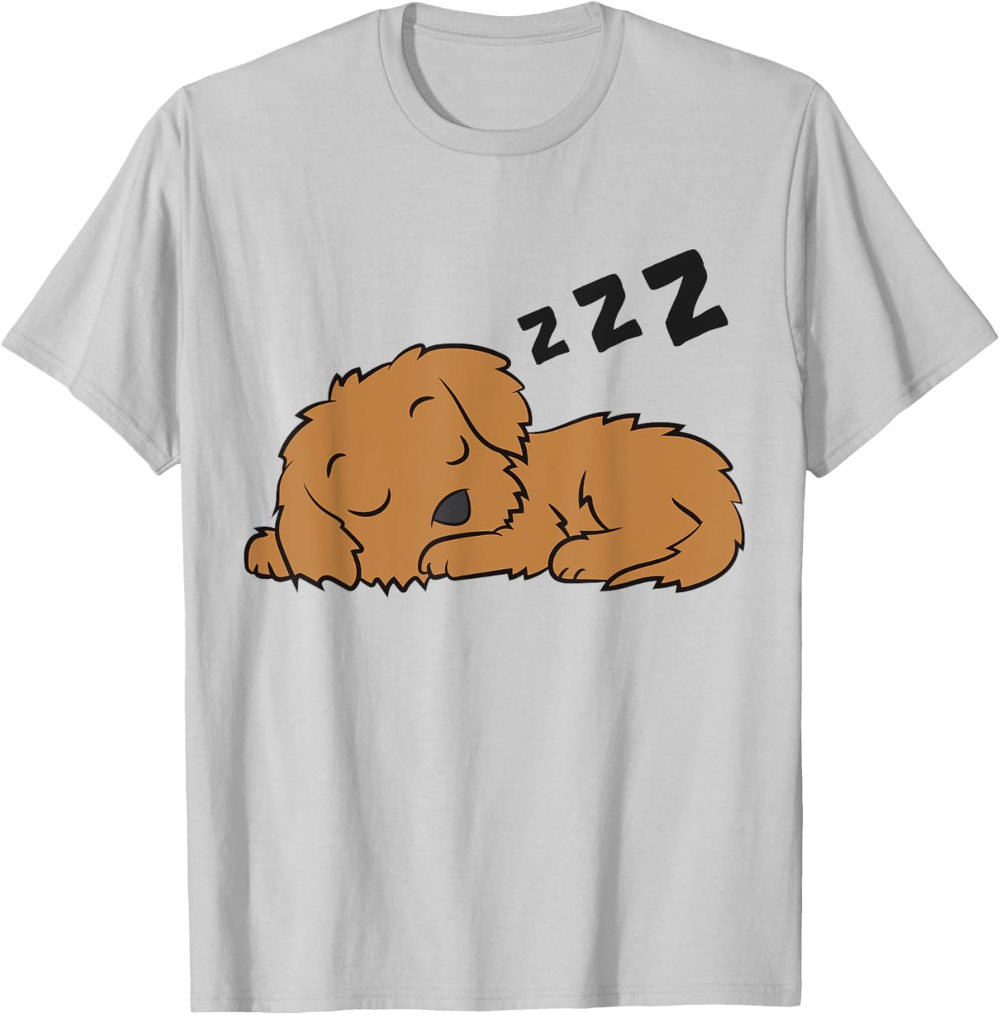 Cockapoo Dog Pajama Funny Sleeping Cockapoo Women Girls Kids T-Shirt - T-Shirt | Ash