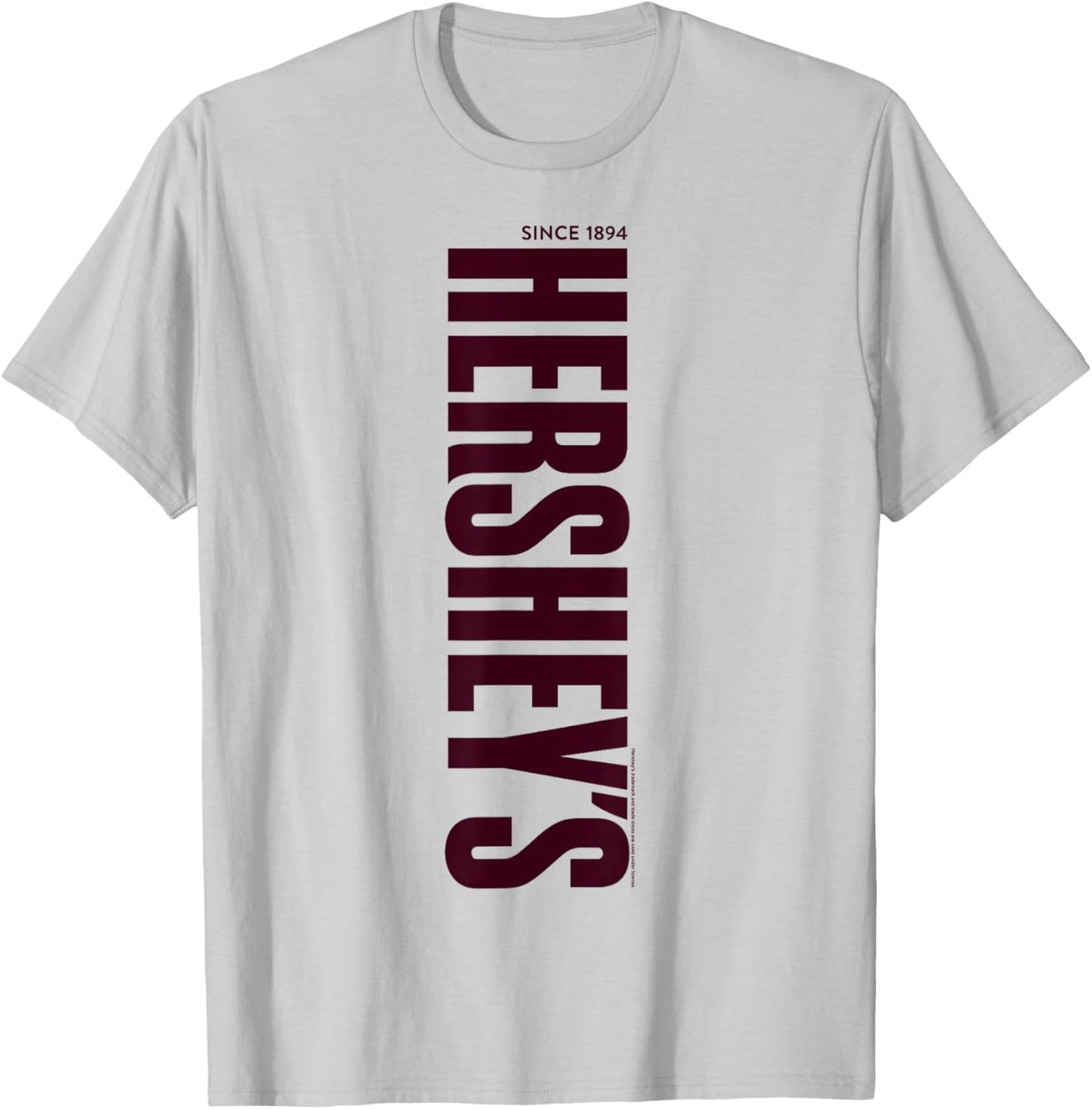 Hershey's Vintage Vertical Text Logo T-Shirt - T-Shirt | Ash