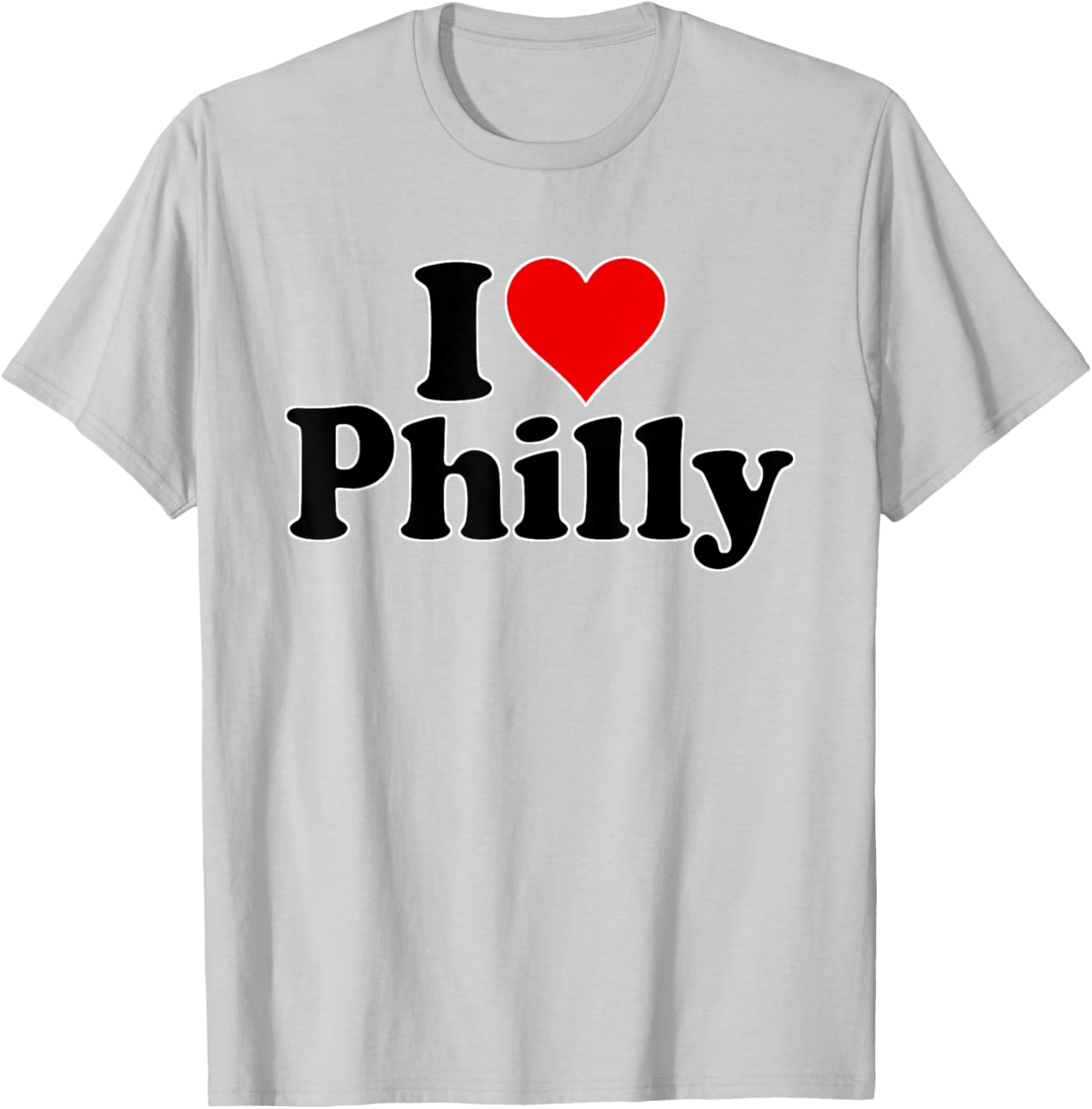 I Heart Love Philly Philadelphia Pennsylvania T-Shirt - T-Shirt | Ash