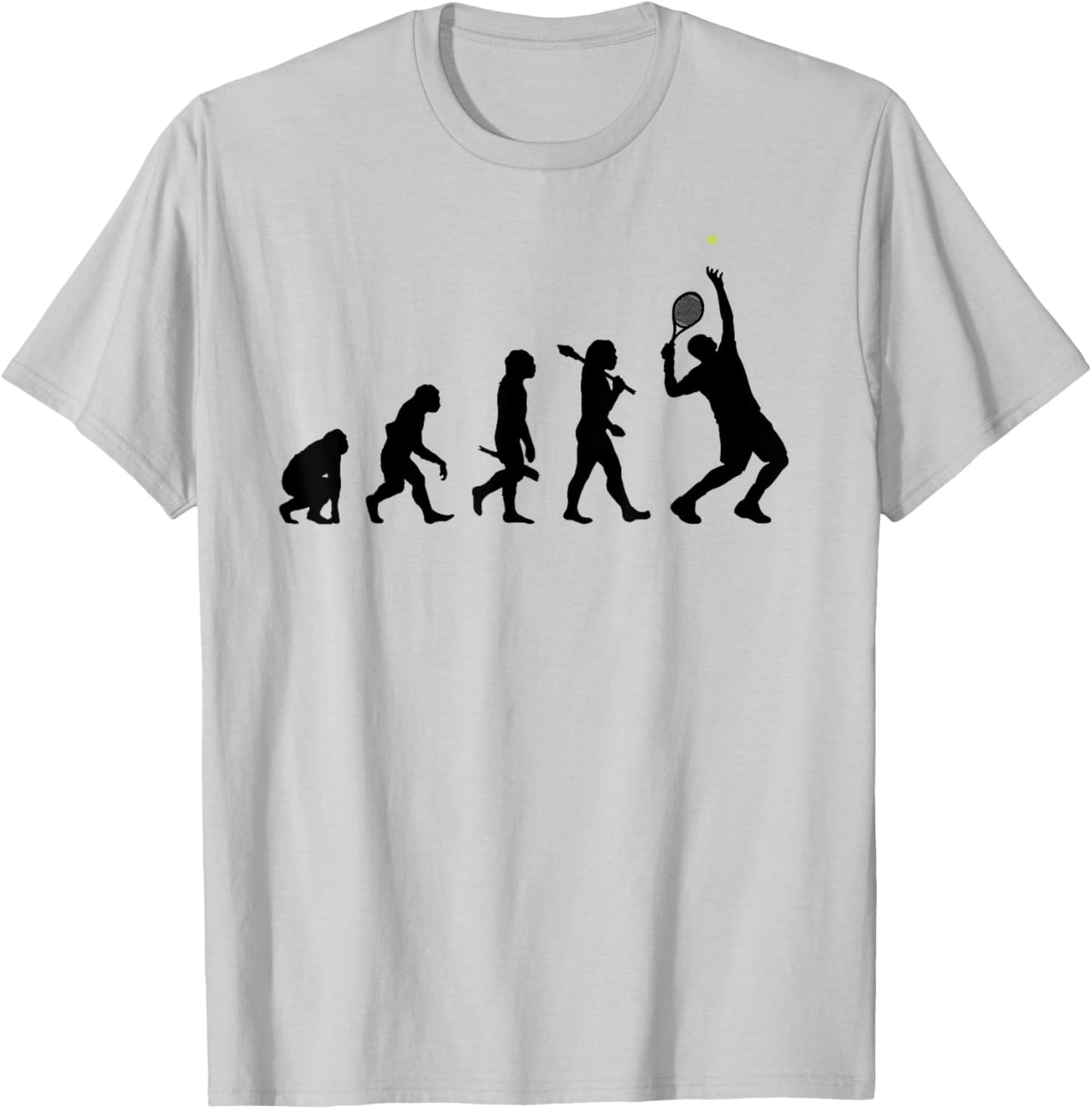 Evolution of a Tennis Player T-Shirt - T-Shirt | Ash