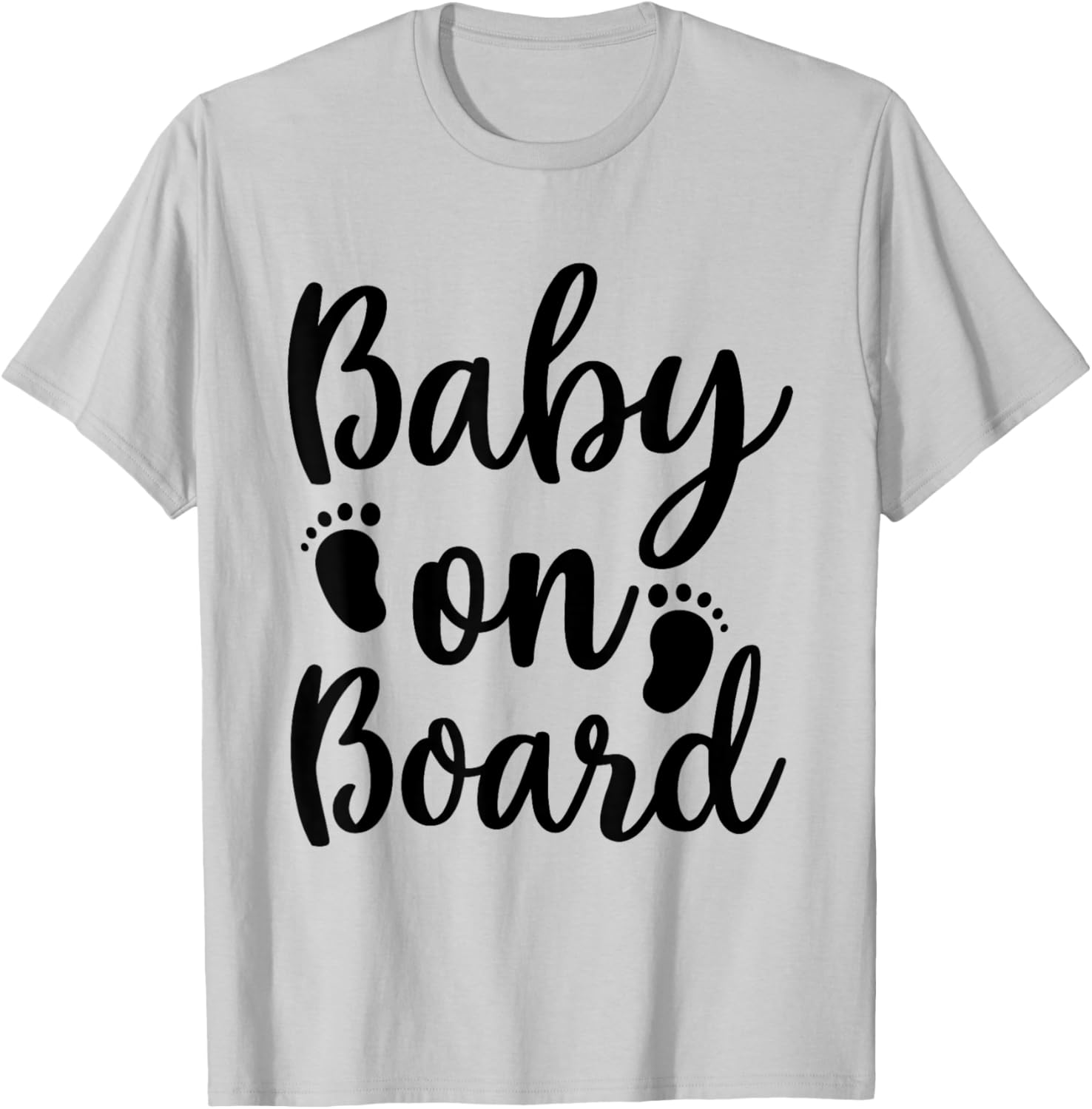 Pregnant Baby On Board Pregnancy Announcement New Mom To Be T-Shirt - T-Shirt | Ash
