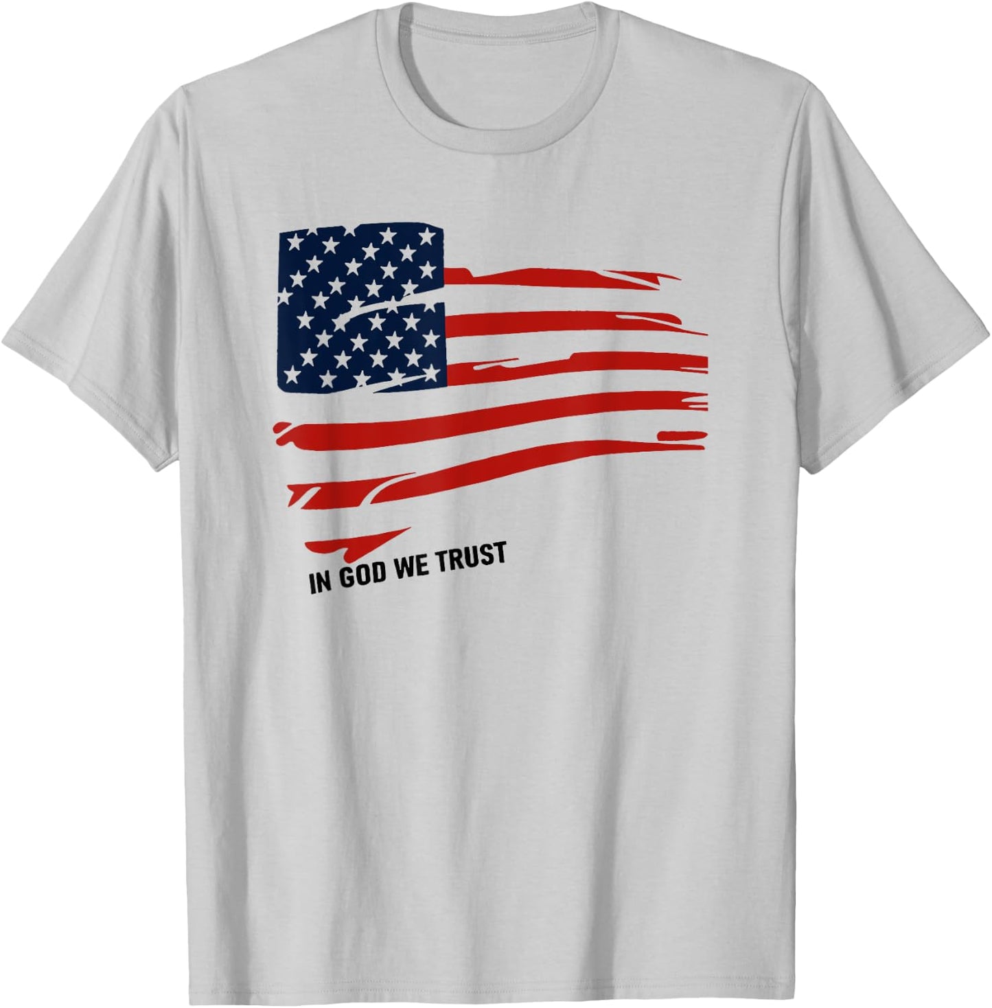 in god we trust american flag Women Men T-Shirt - T-Shirt | Ash
