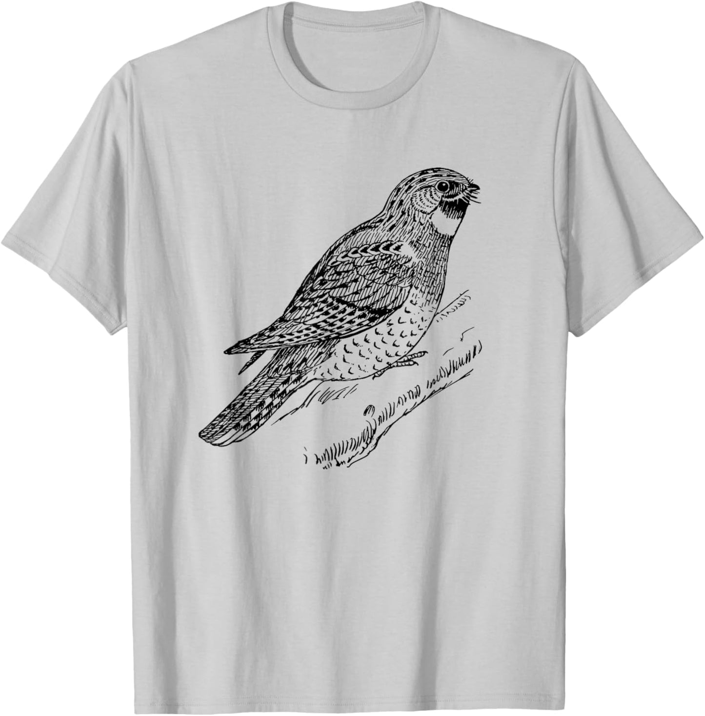 Birding A Whip-Poor-Will Bird Ornithologist T-Shirt - T-Shirt | Ash