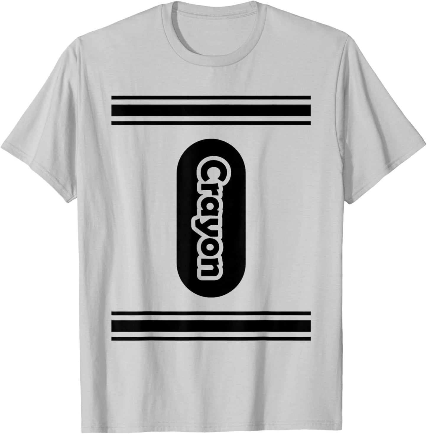 Pick Any Color Crayon Box Halloween Costume Couple & Group T-Shirt - T-Shirt | Ash