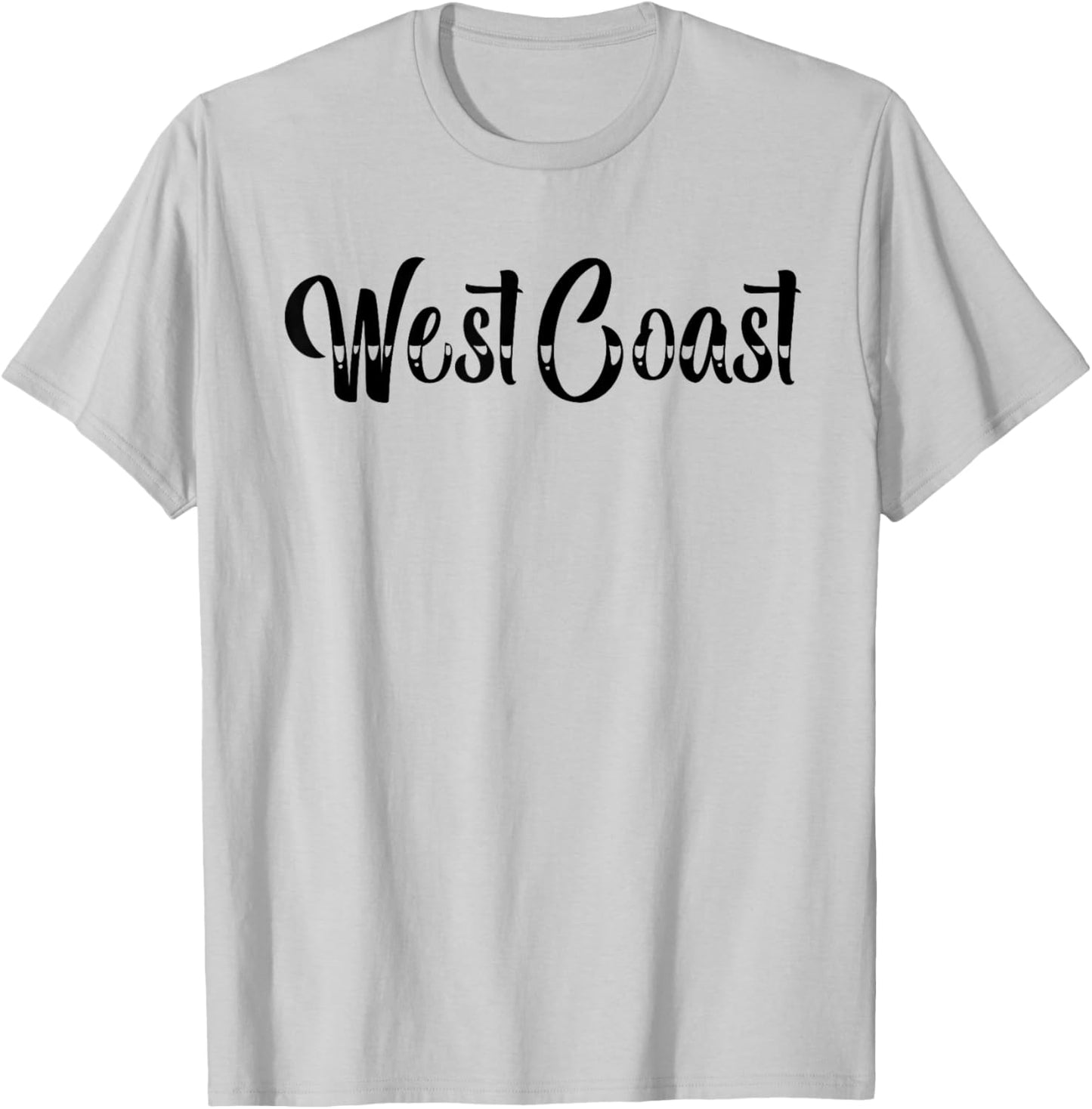 West Coast Tattoo Style T-Shirt - T-Shirt | Ash