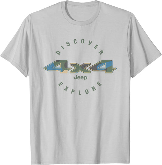 Jeep 4x4 T-Shirt - T-Shirt | Ash