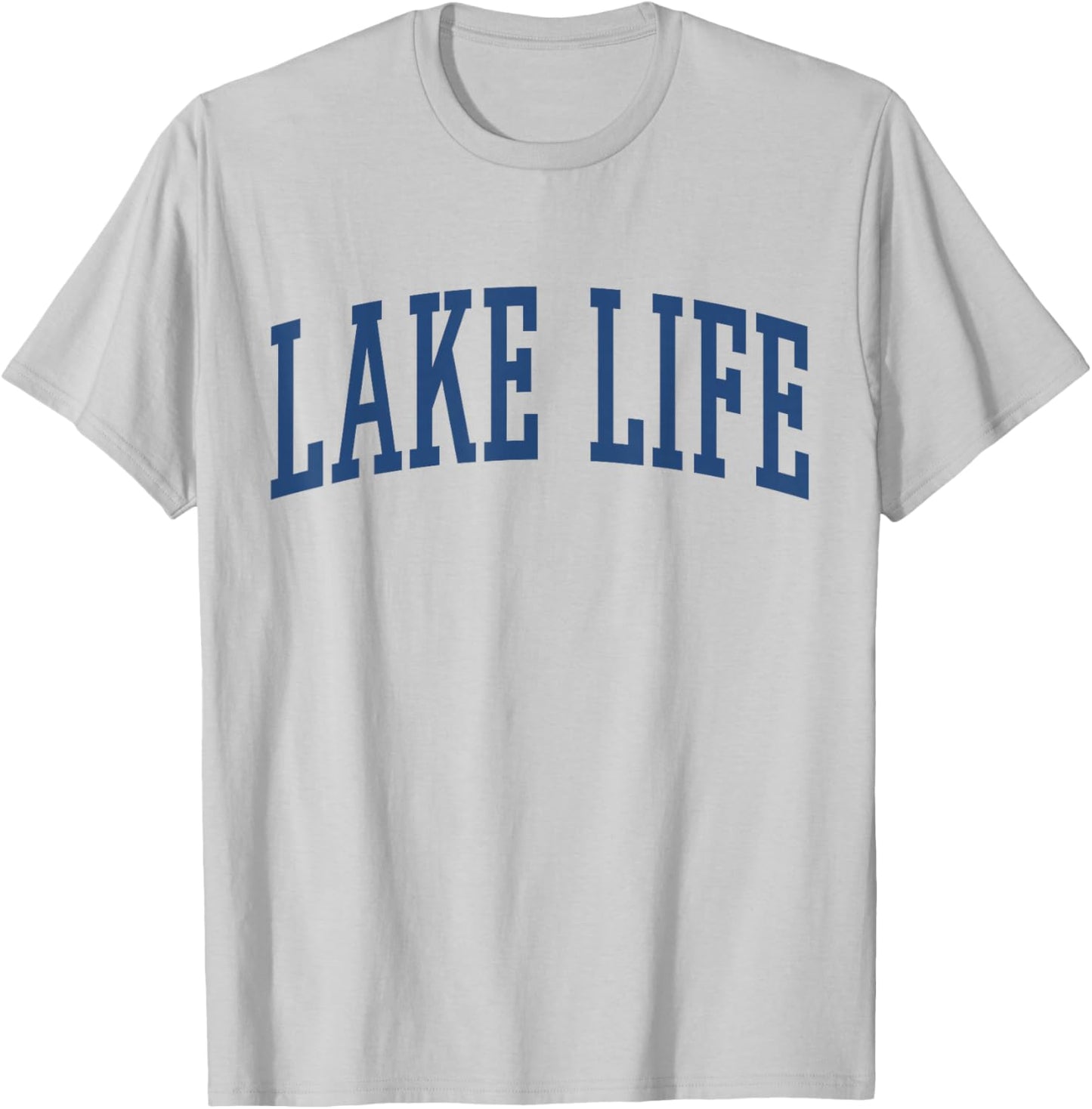 Classic Varsity Grey Lake Life T-Shirt - T-Shirt | Ash